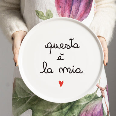 Piatto Pizza In Melamina 33cm - Con Frasi Decorative, Design Divertente - Foto 6