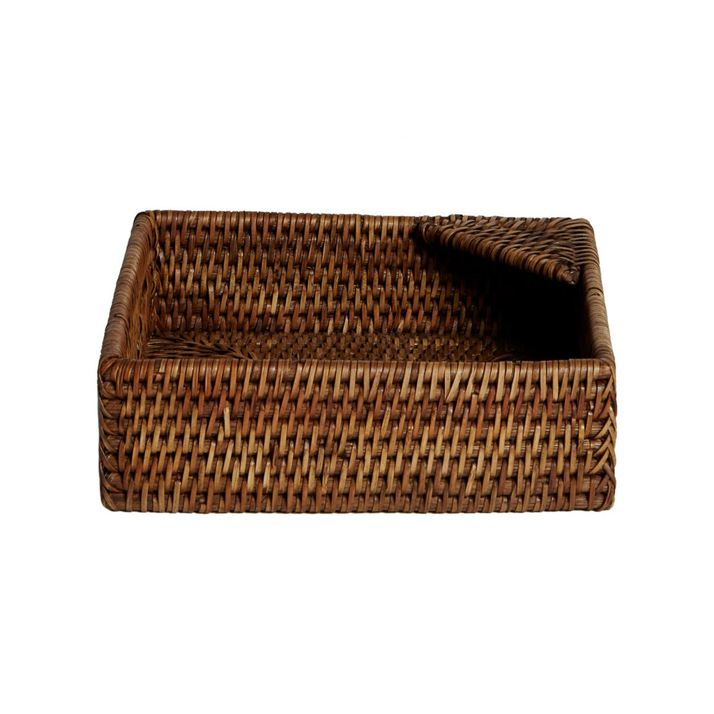 Porta Tovaglioli Village in rattan naturale, dim. 20x20x5 cm — Simple Day