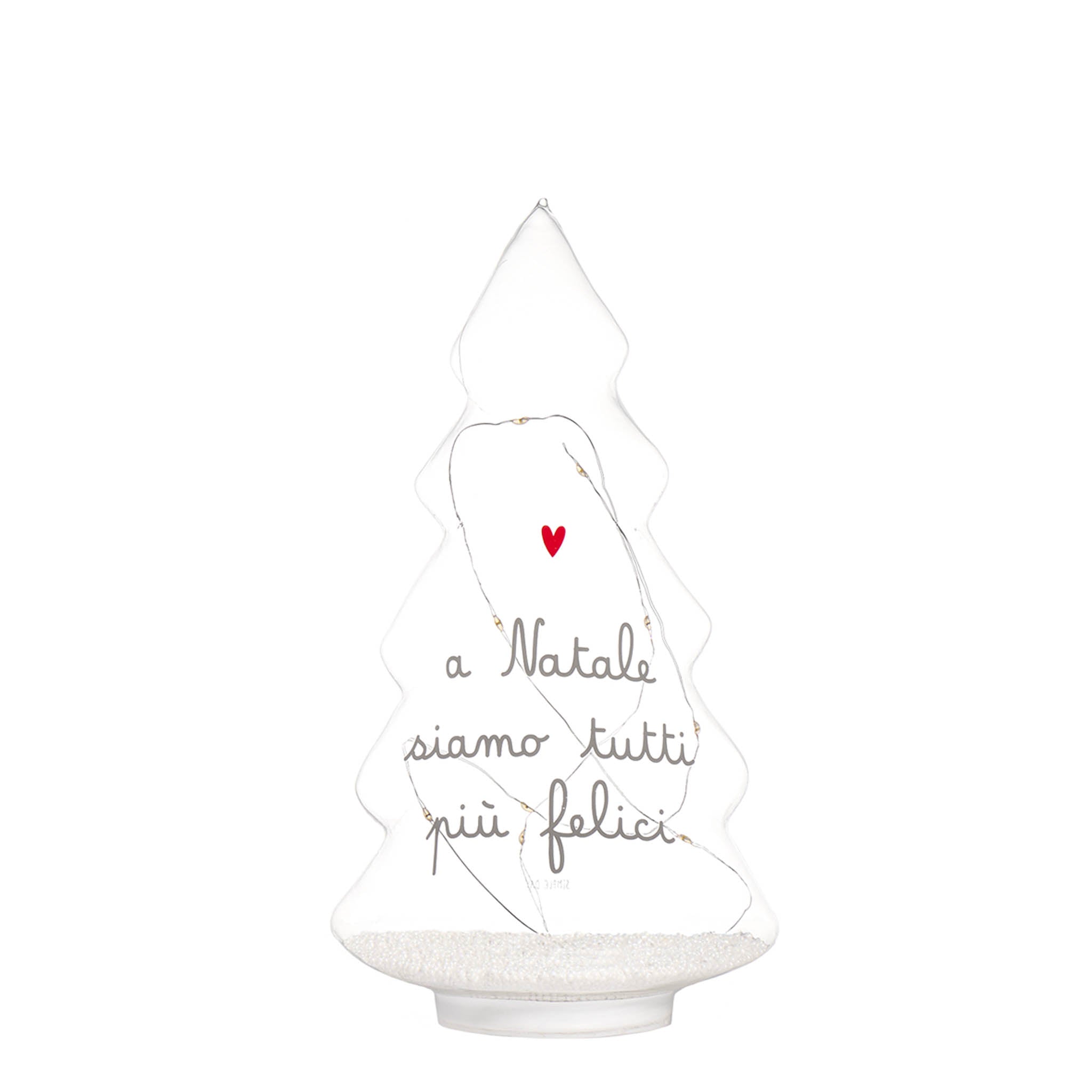 Albero Led A Natale siamo tutti più felici - Piccolo