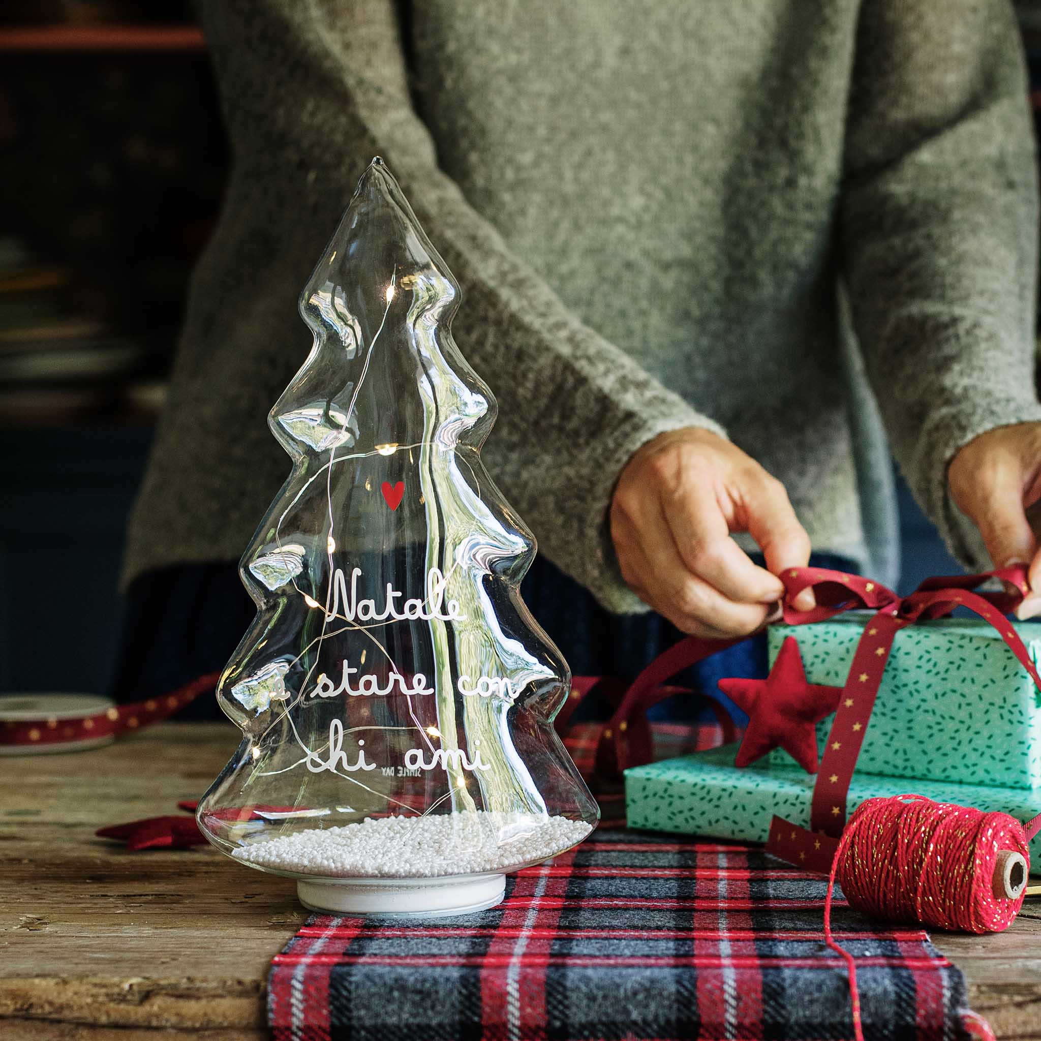 Albero Led Natale è stare con chi ami - Piccolo
