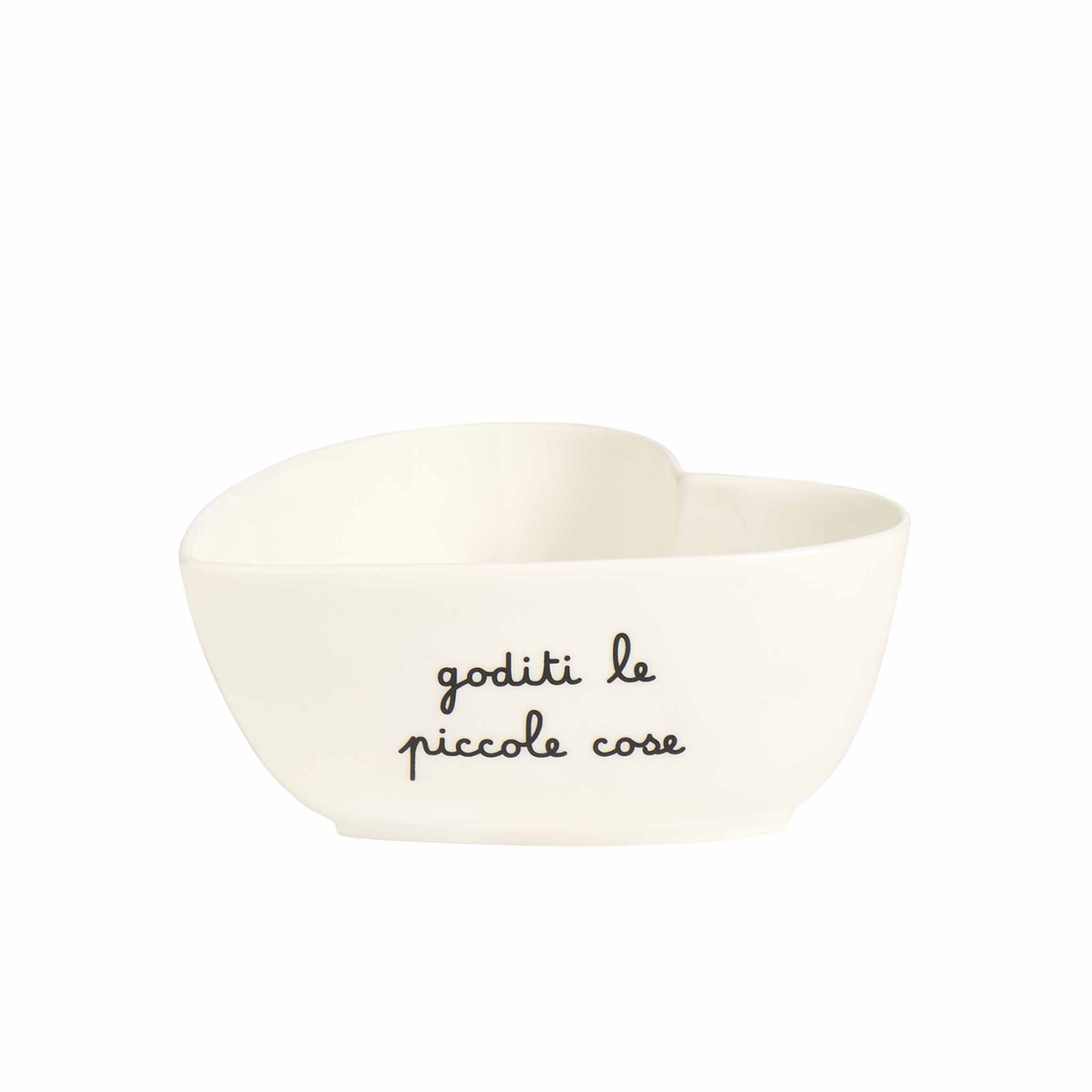 Coppetta cuore Goditi le piccole cose - 16 cm