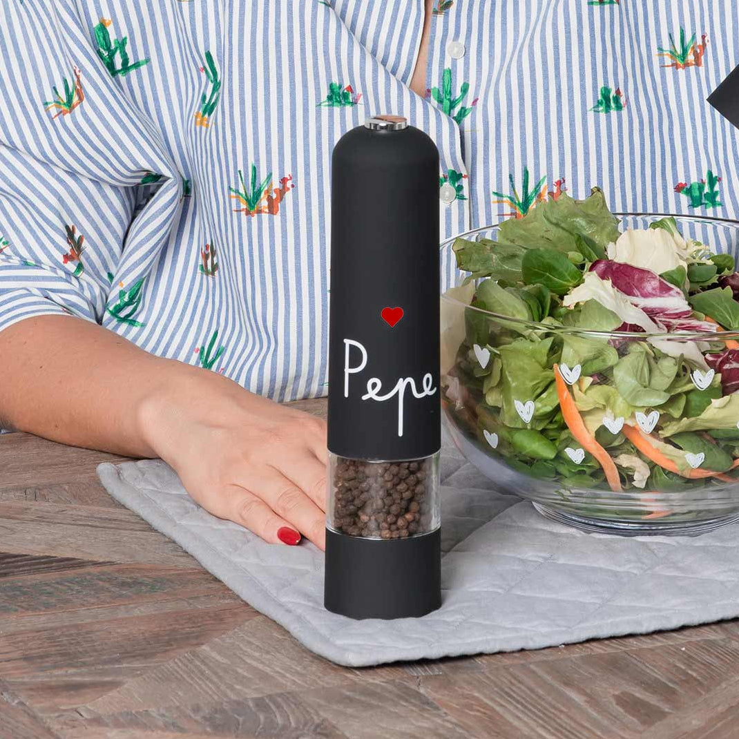 Molinillo eléctrico de pimienta 'Pepe Cuore