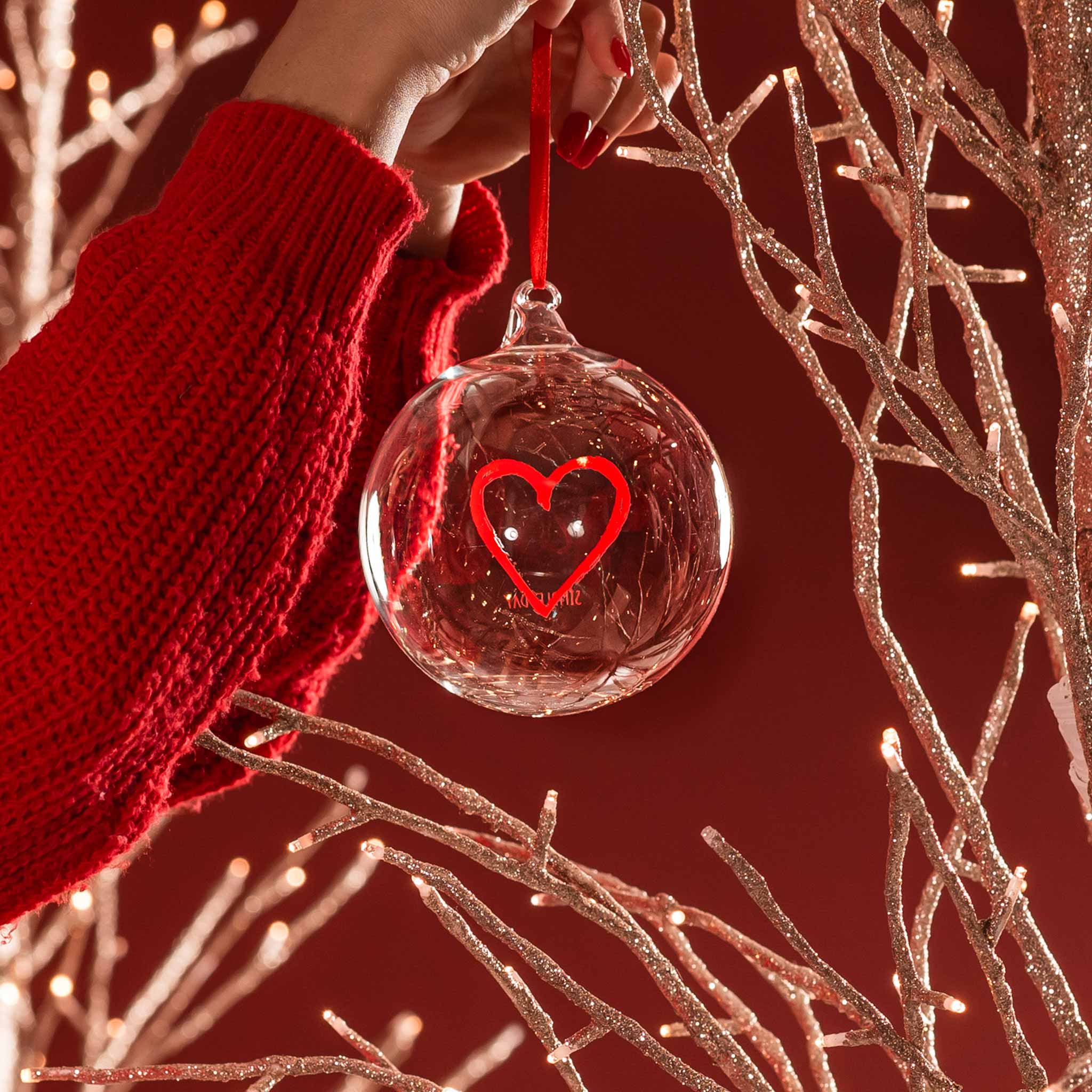 Graffiti Herz Kugel - 12 cm