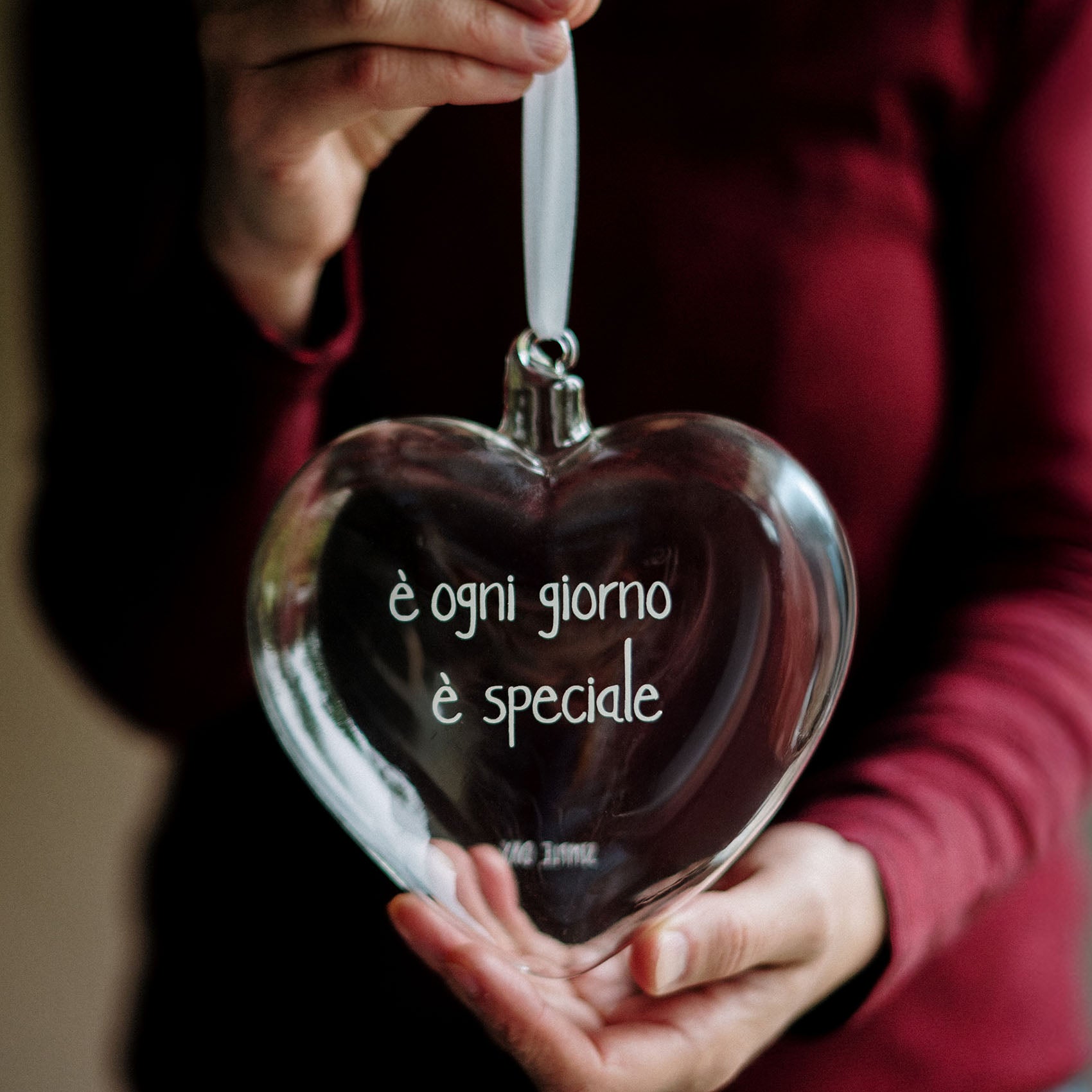 Pallina cuore Ogni giorno è speciale - 15 cm