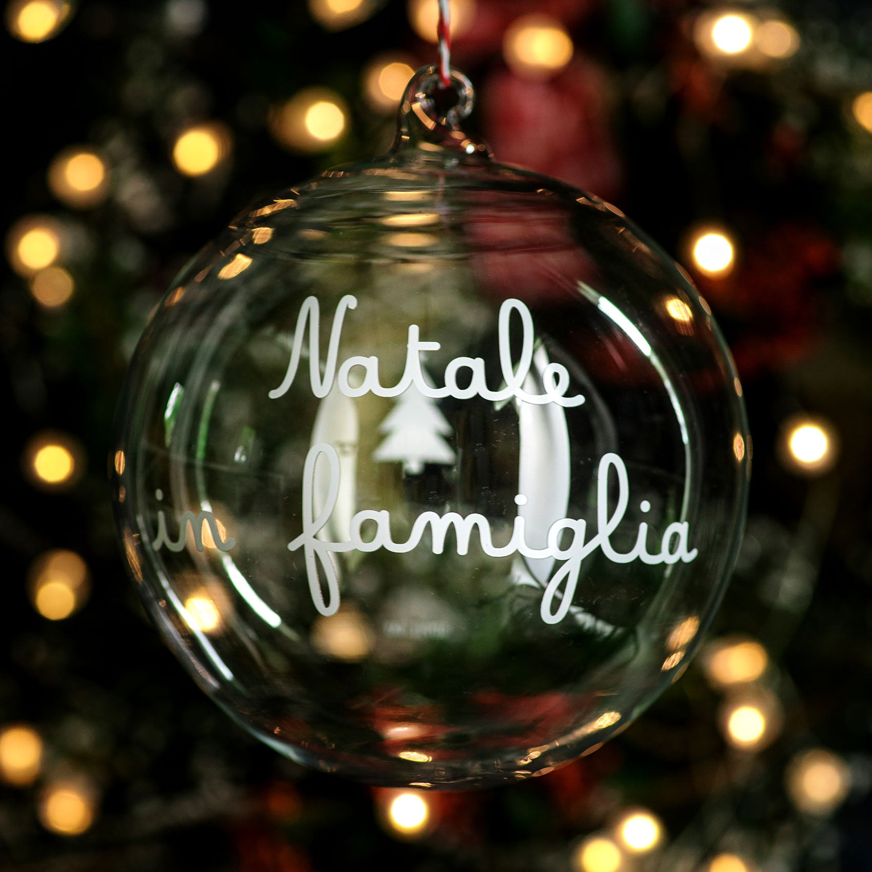 Familie Weihnachtskugel - 15 cm