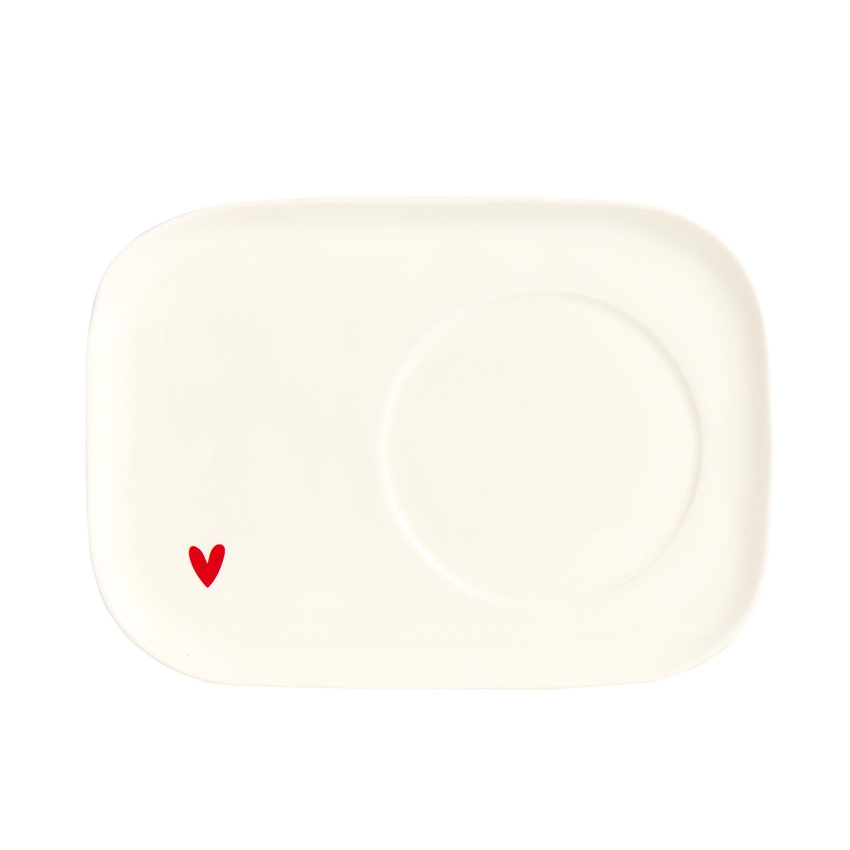 PLATE FOR TZ. COLAZ. RED HEART