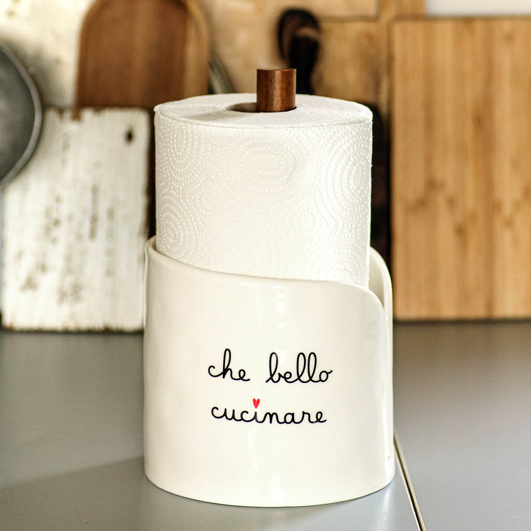 Portarotolo da cucina Che bello cucinare