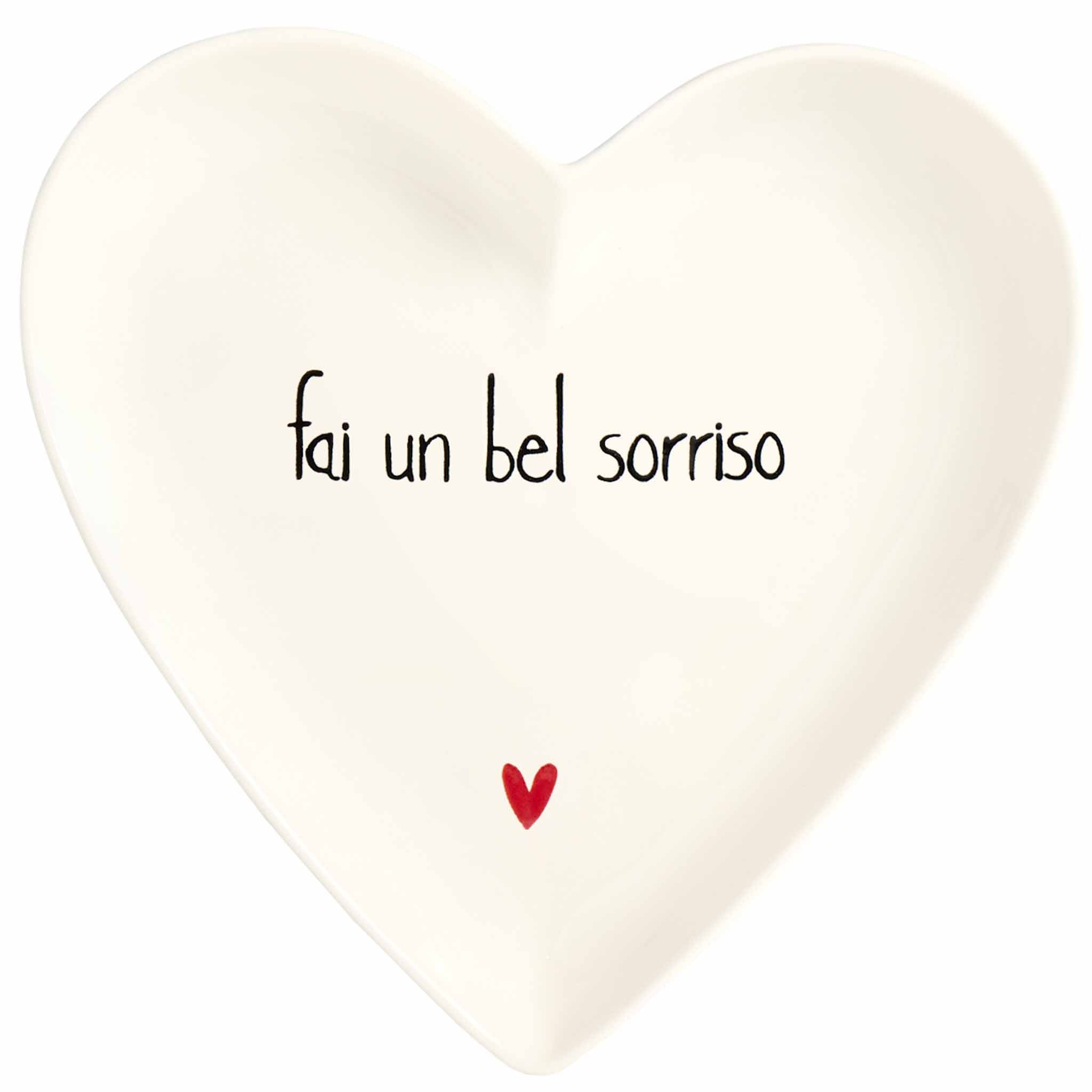 Set 2 Piatti cuore Ogni giorno è speciale - 18 cm