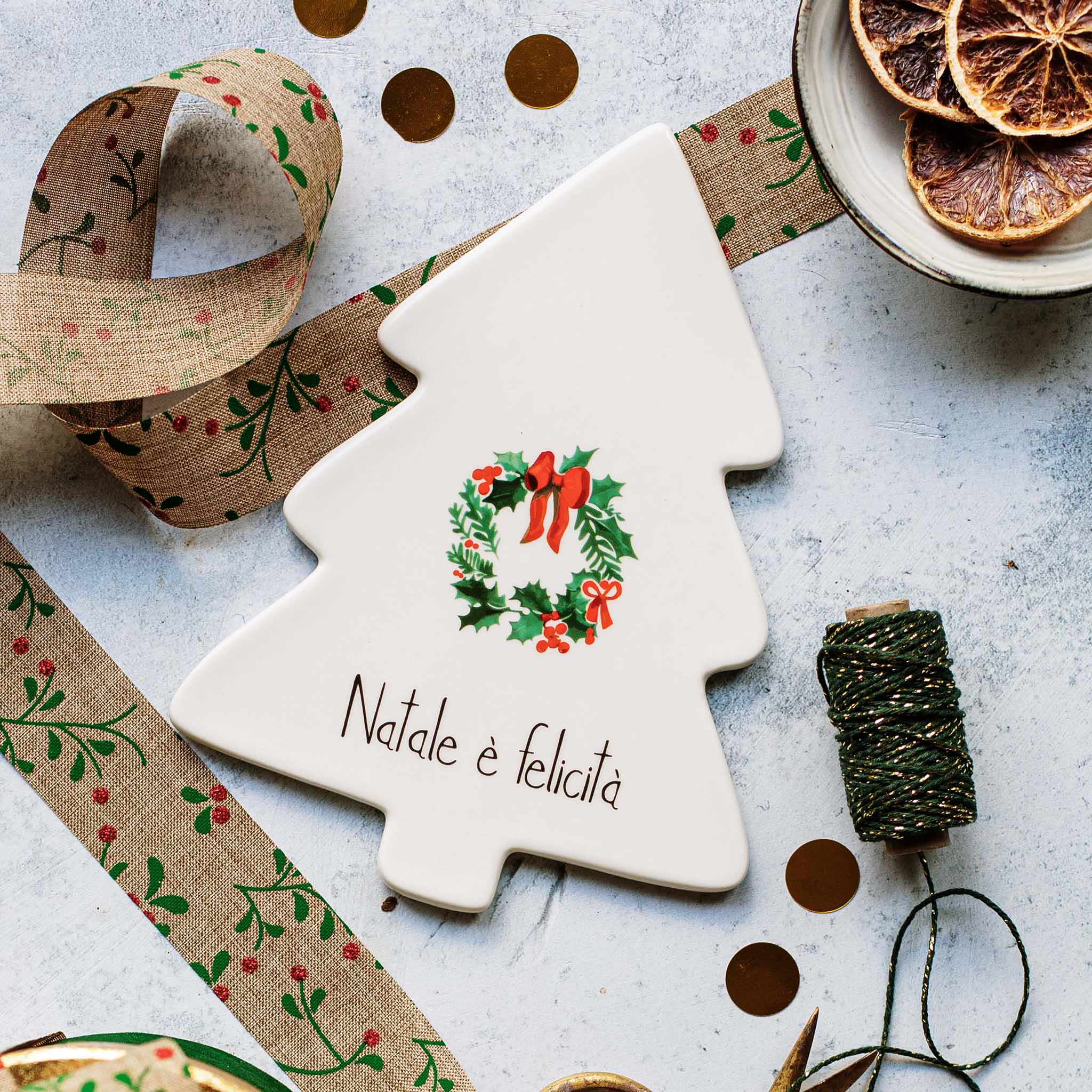 Sottopentola albero Natale è felicità