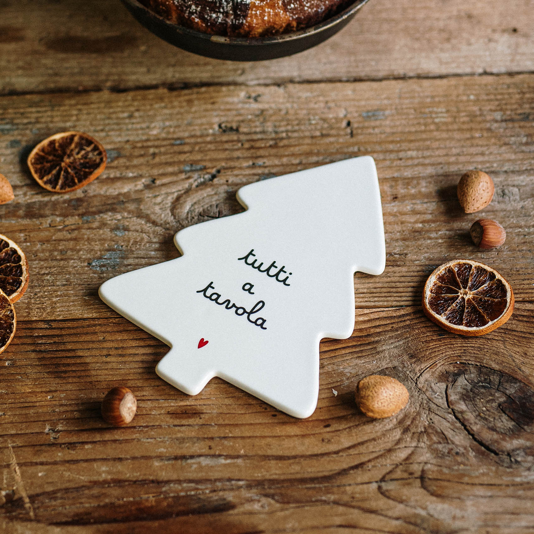 Sottopentola albero Tutti a tavola