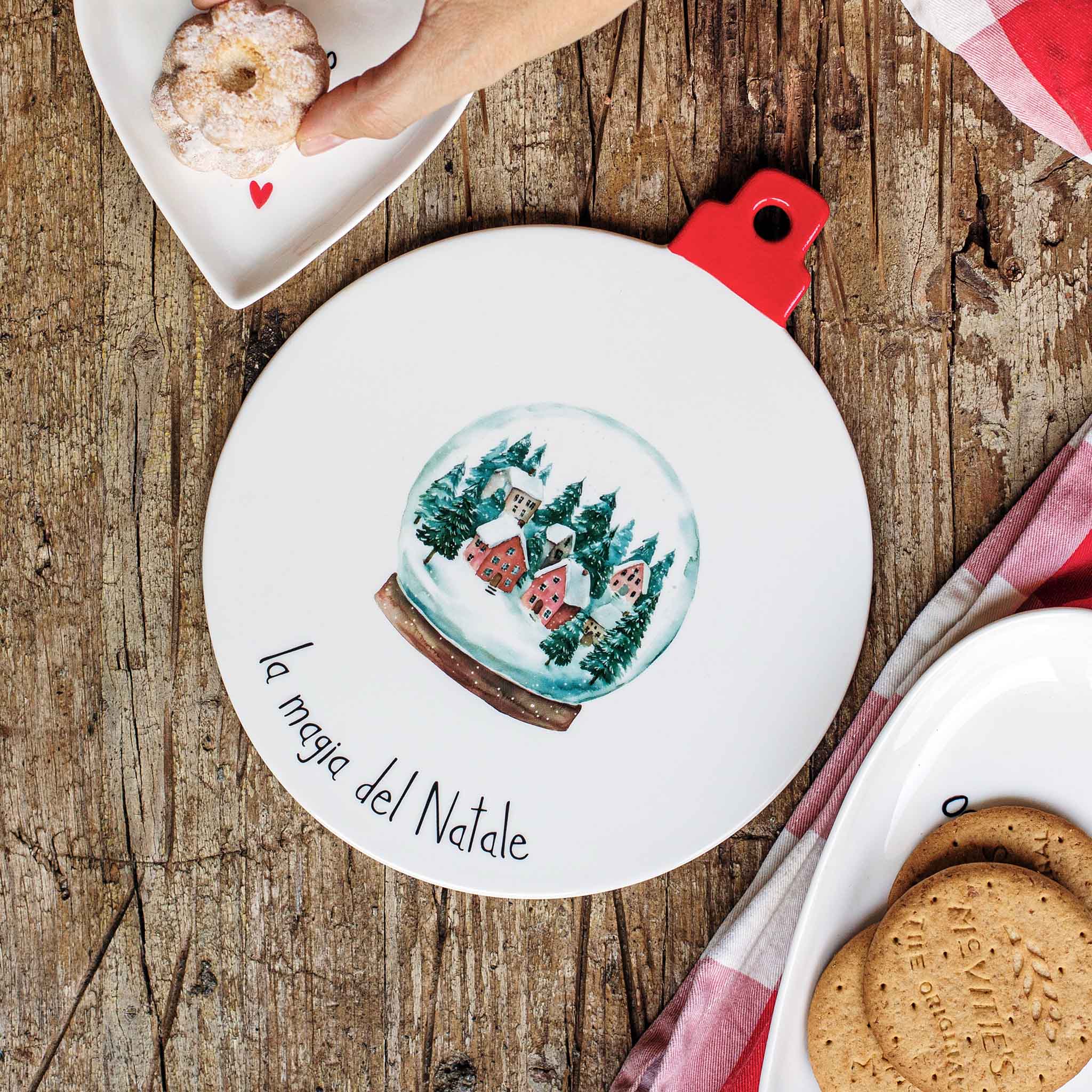 TRIVET BALL THE MAGIC OF CHRISTMAS 20X23.5CM