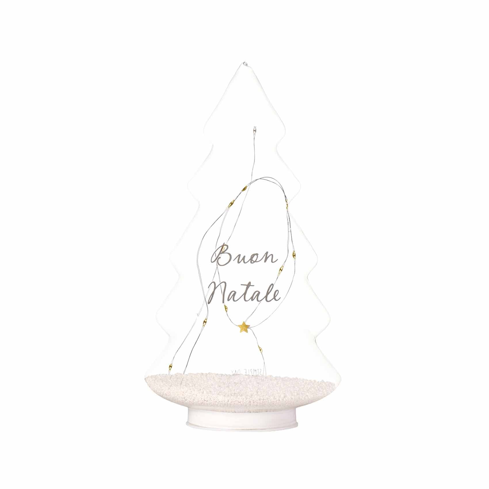ARBRE LED 12 x 18,5 cm JOYEUX NOËL