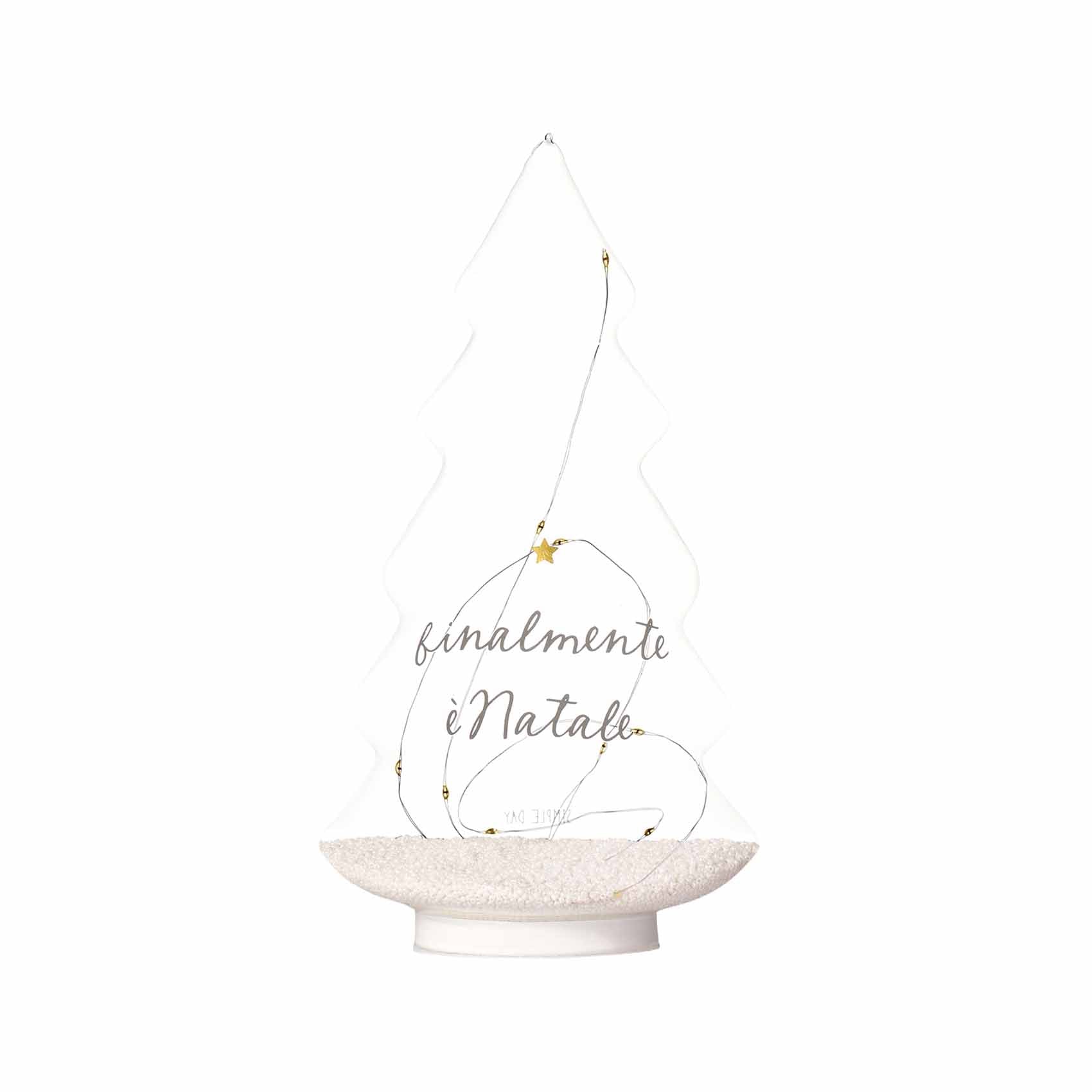 ÁRBOL LED DE 12 X 18,5 CM: POR FIN ES NAVIDAD