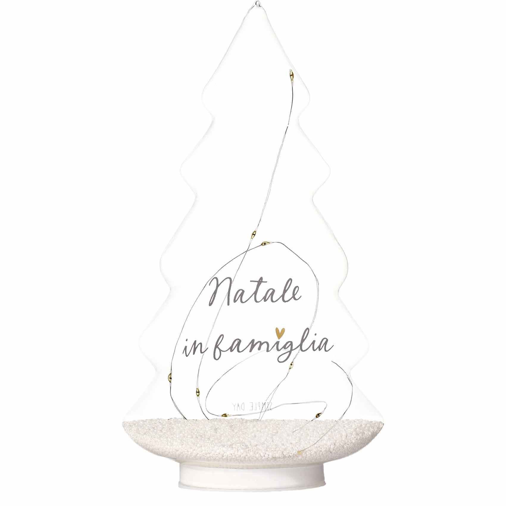 15X28CM LED CHRISTMAS TREE: CHRISTMAS WITH THE FAMILY