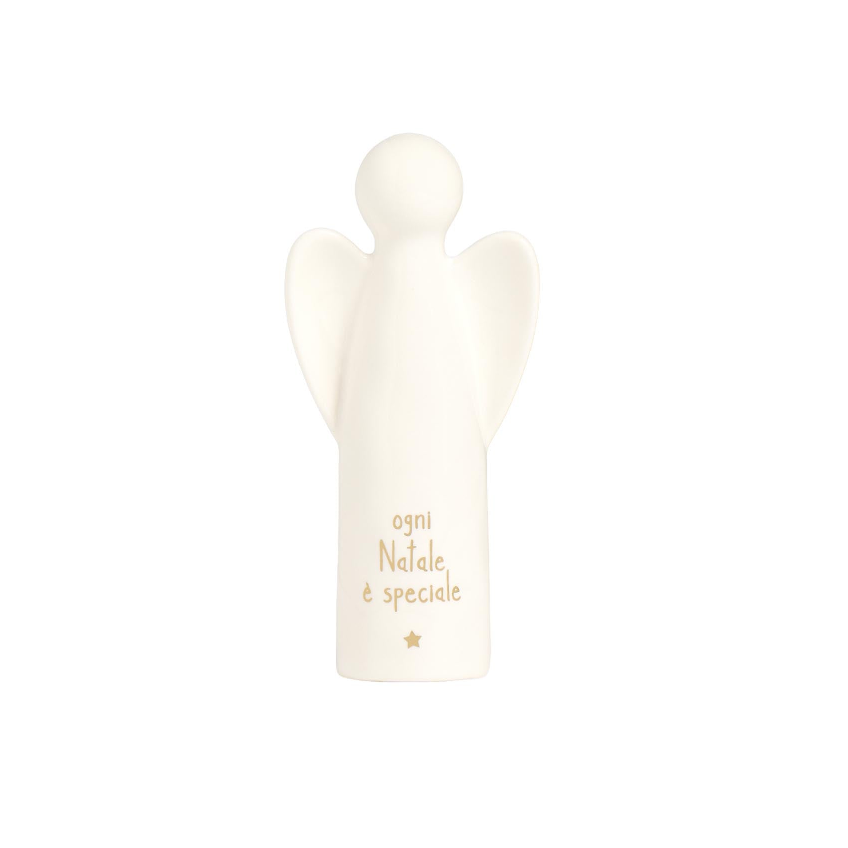 Angelo custode in gres Ogni Natale è speciale - 14 cm