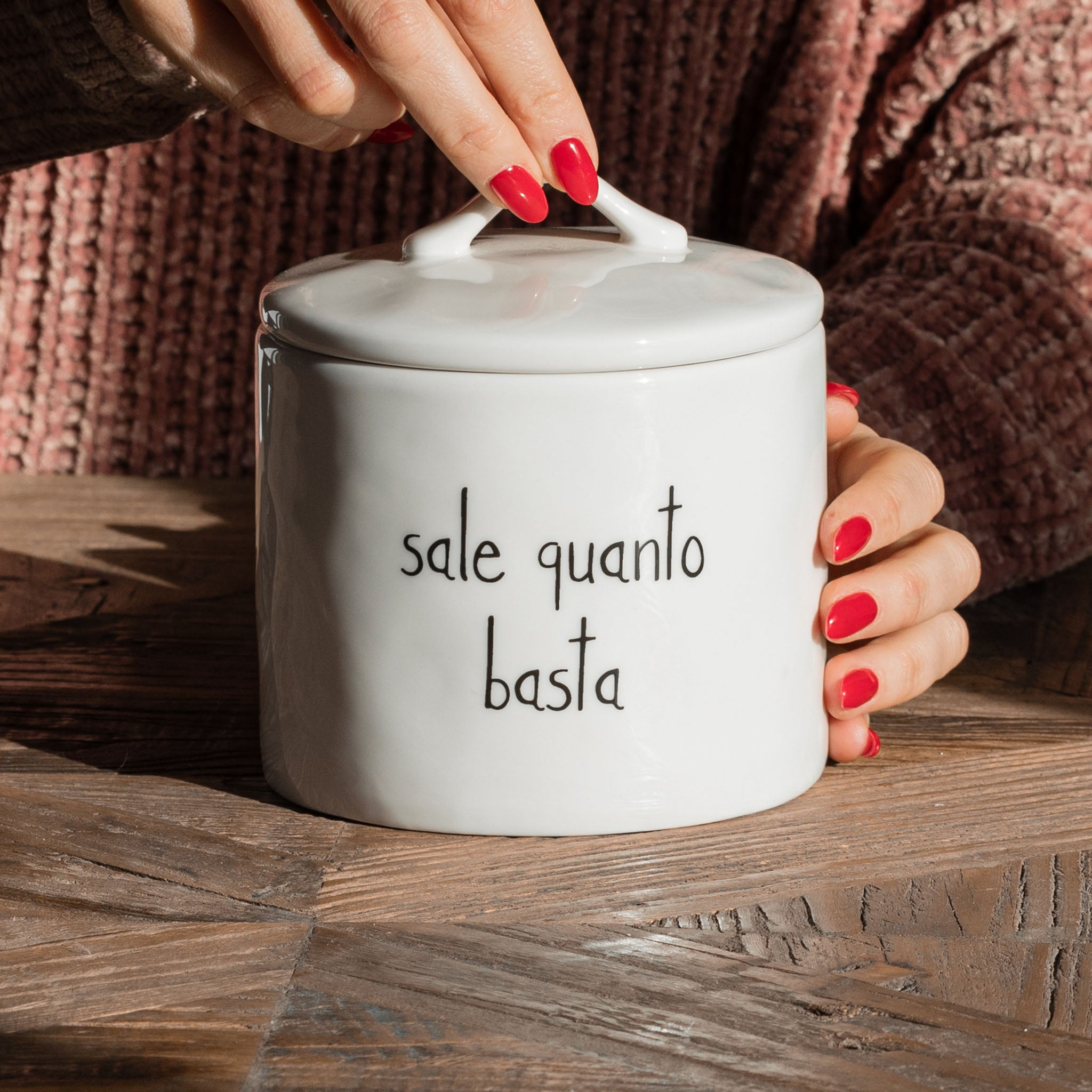 Barattolo in gres Sale quanto basta