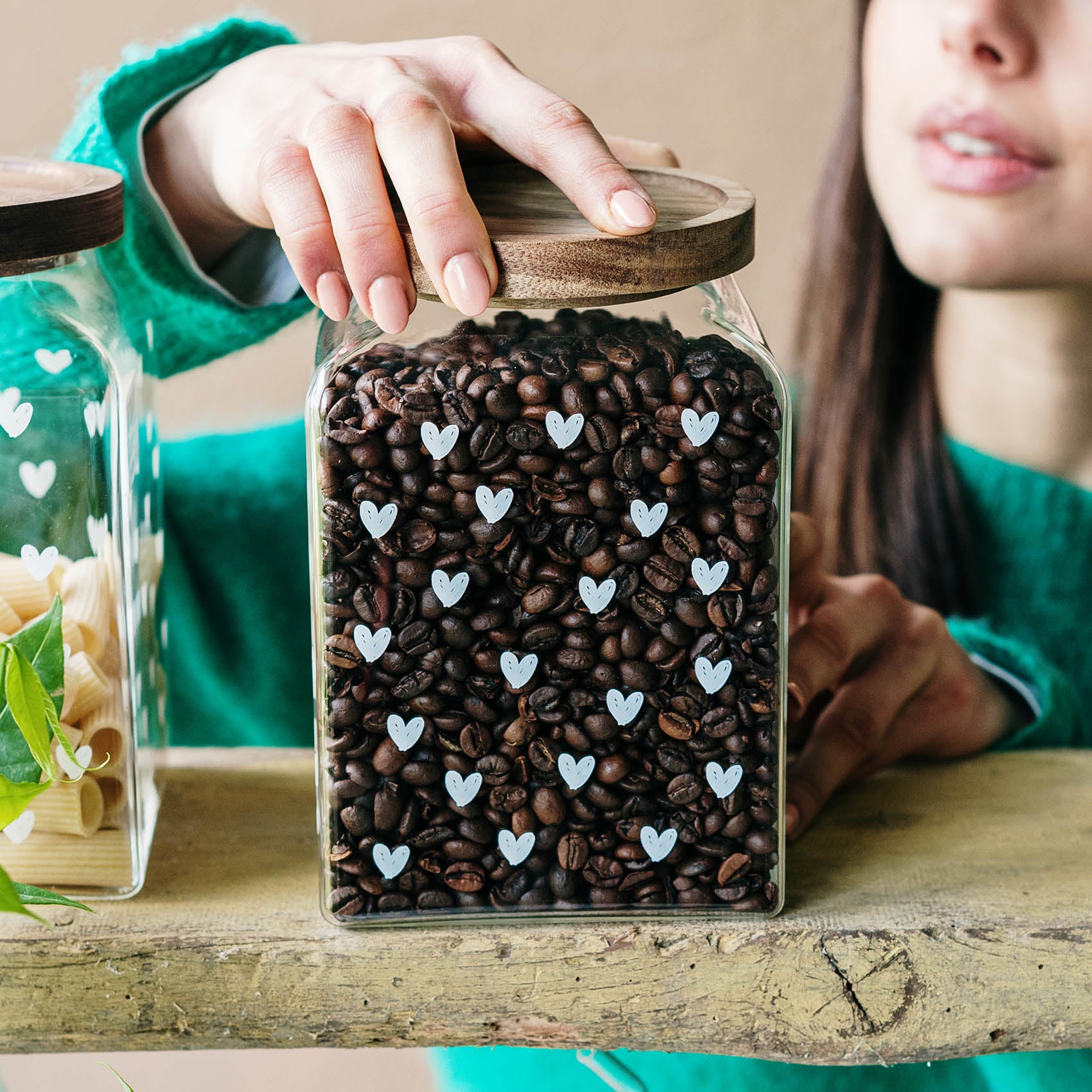 Barattolo Tappezzeria cuori