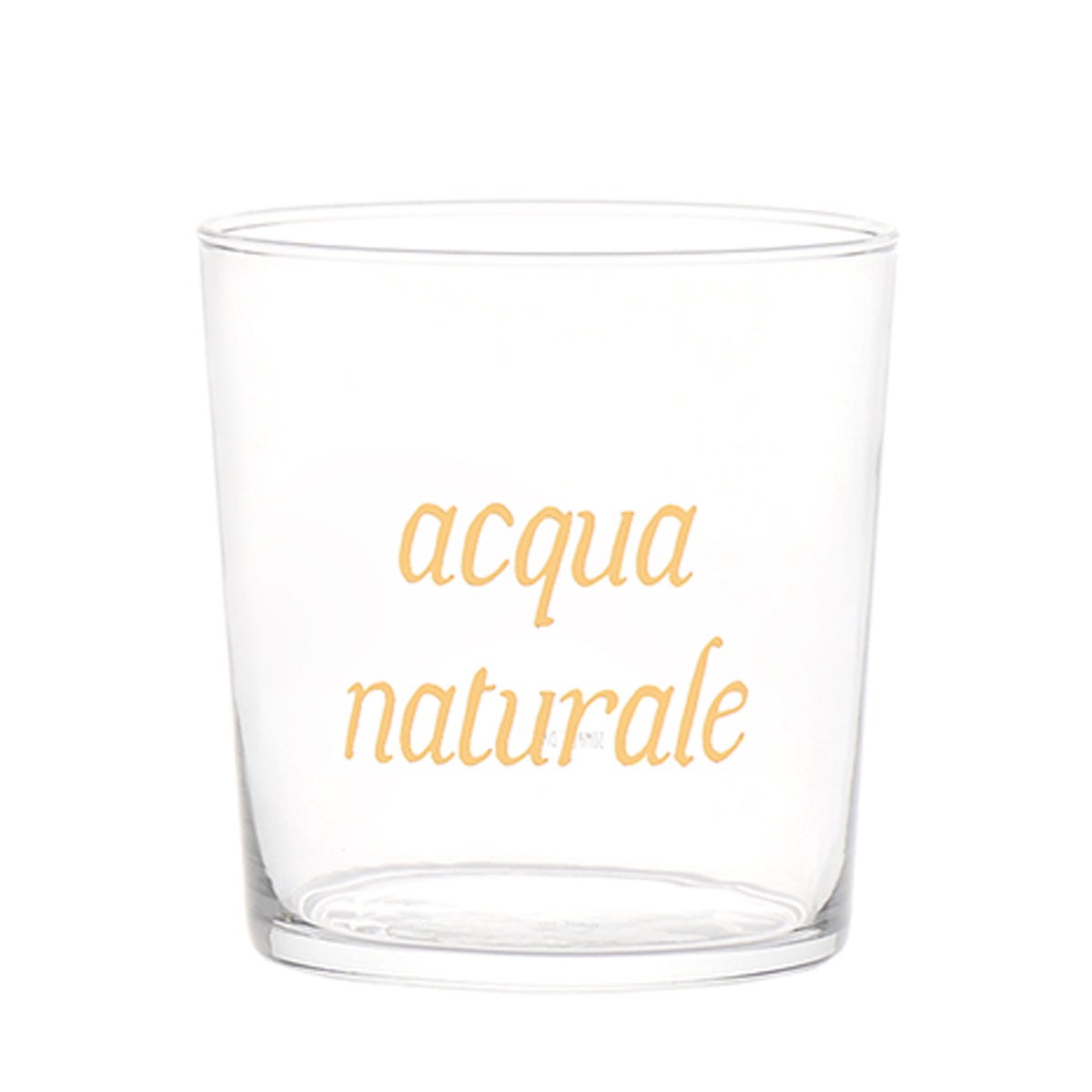 Set 6 verres à eau Natural Water Gold