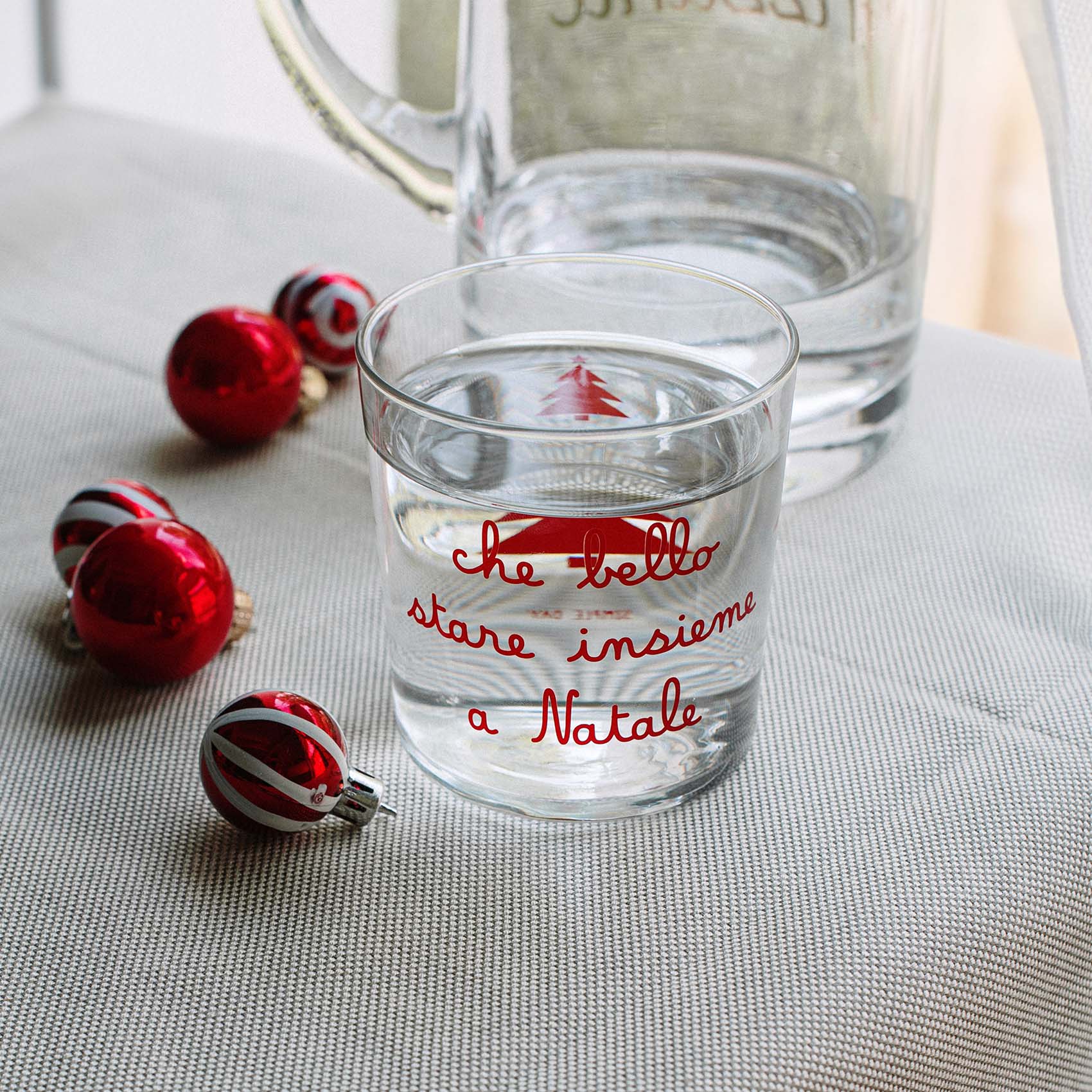 Set de 6 verres à eau Comme il est agréable d'être ensemble à Noël