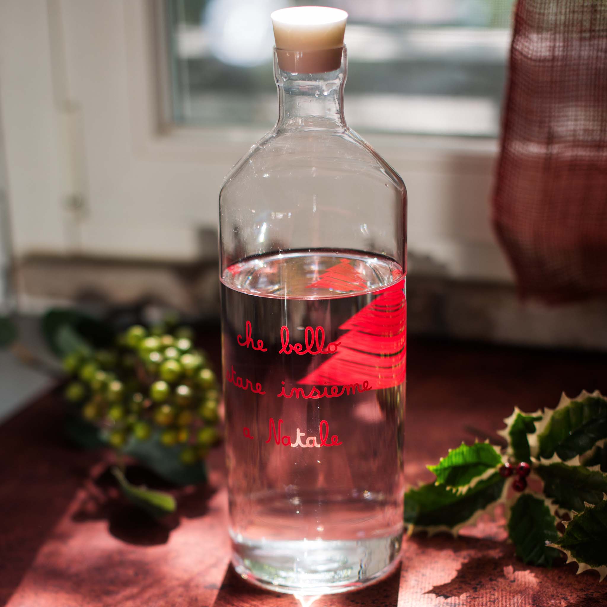 Bottiglia Che bello stare insieme a Natale