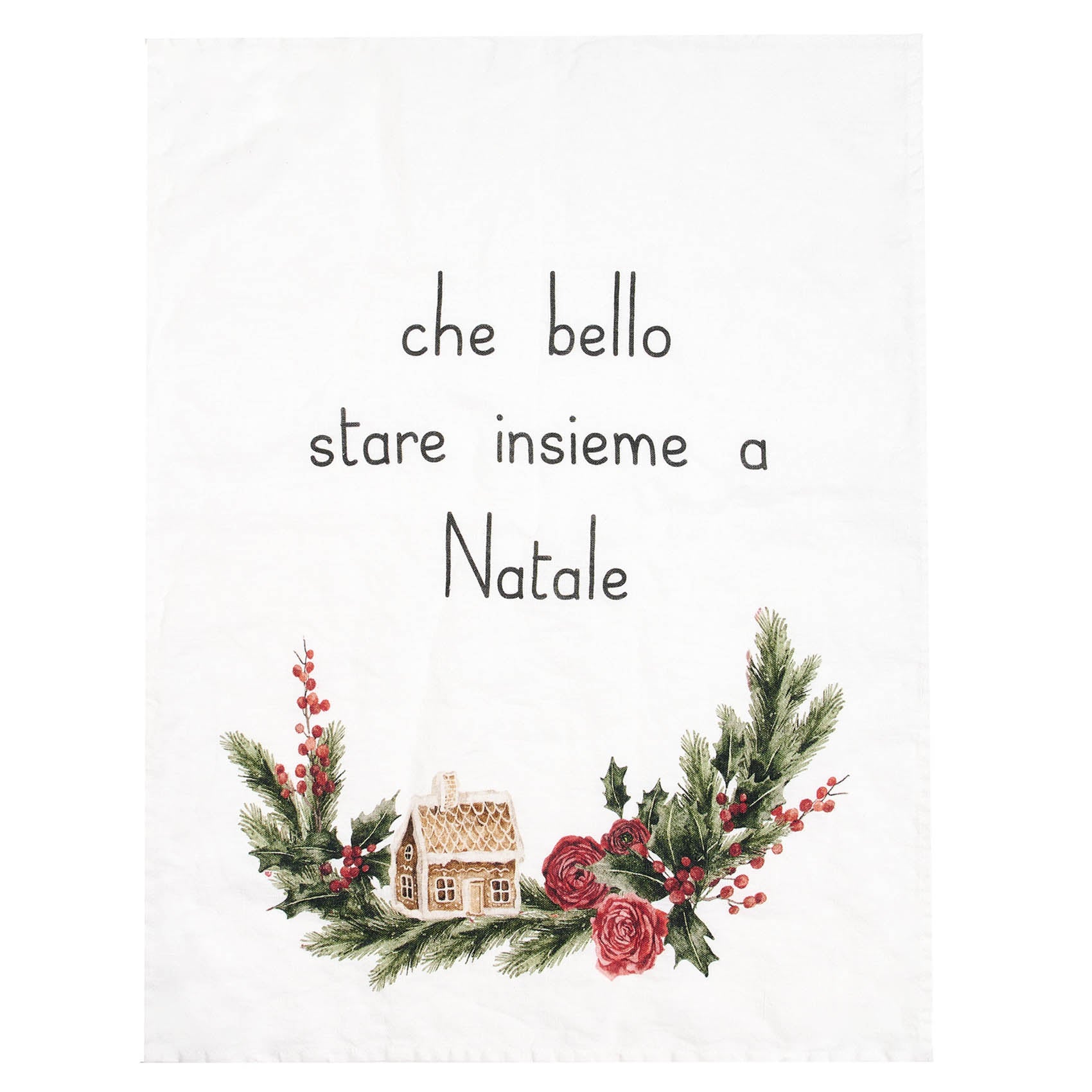 TISSU COMME C'EST AGRÉABLE D'ÊTRE ENSEMBLE À NOËL