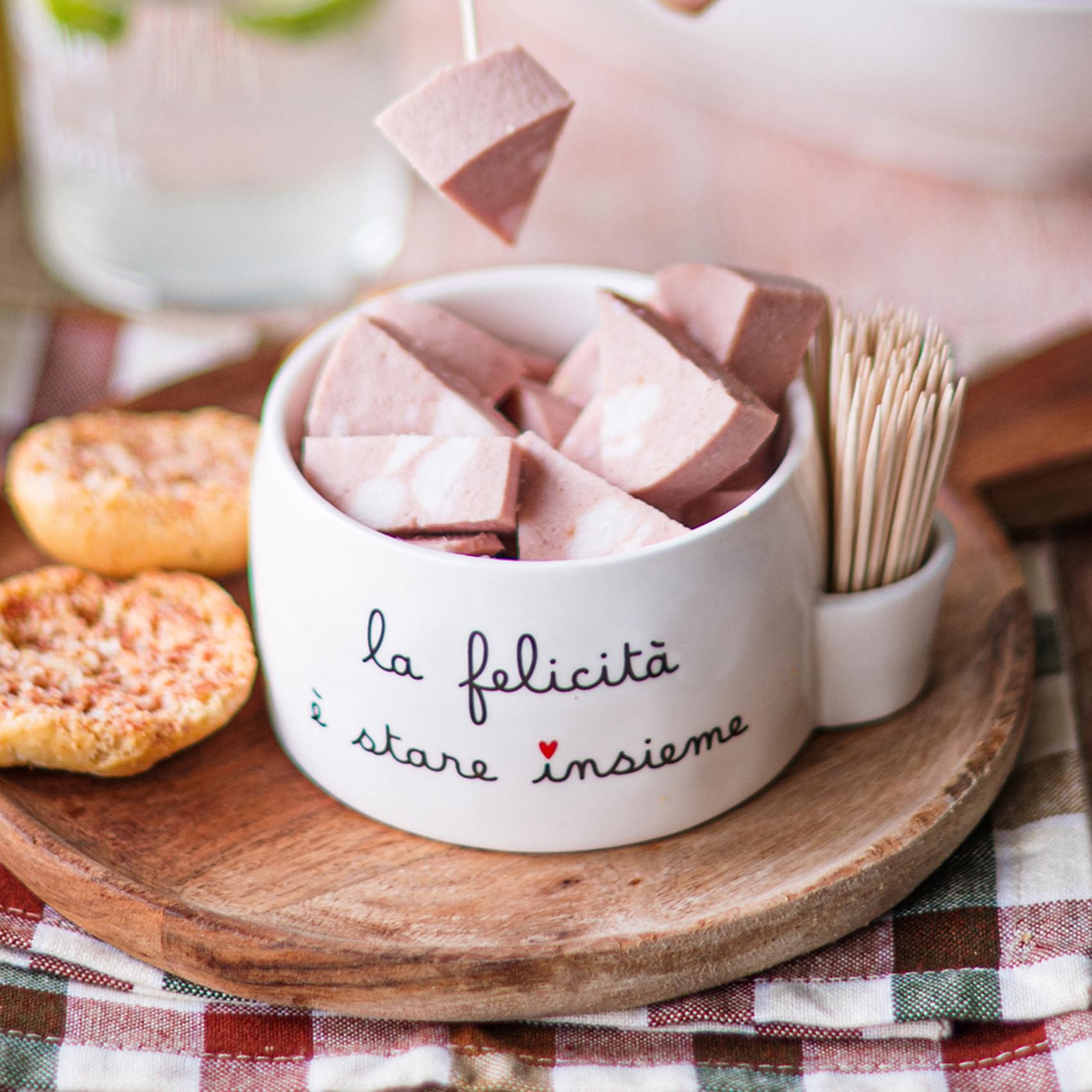 Coppetta aperitivo La felicità è stare insieme