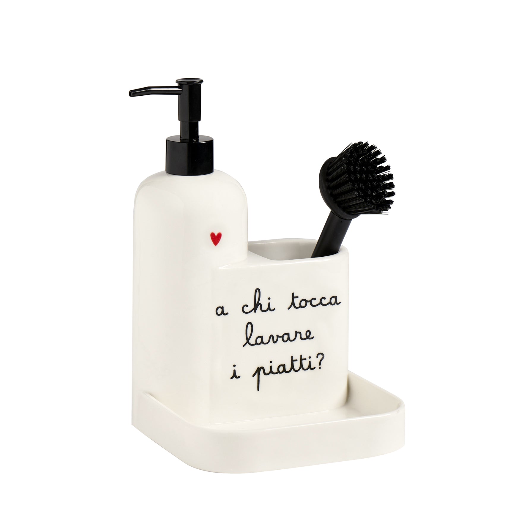 WENKO Dispenser per sapone Silo, distributore in ceramica con capacità WENKO Dispenser per sapone Silo, distributore in ceramica con capacità