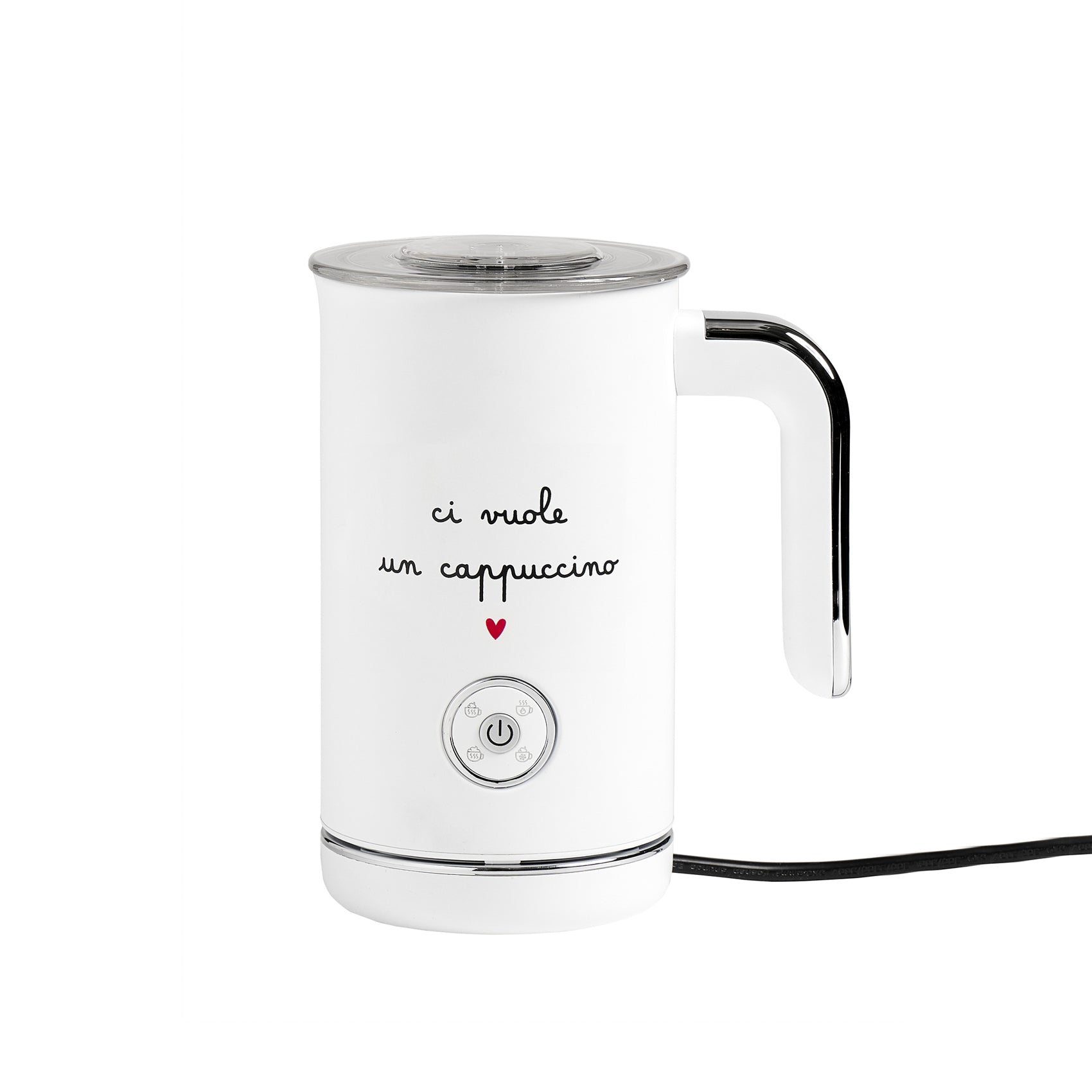 Electric milk frother It takes a cappuccino — Simple Day