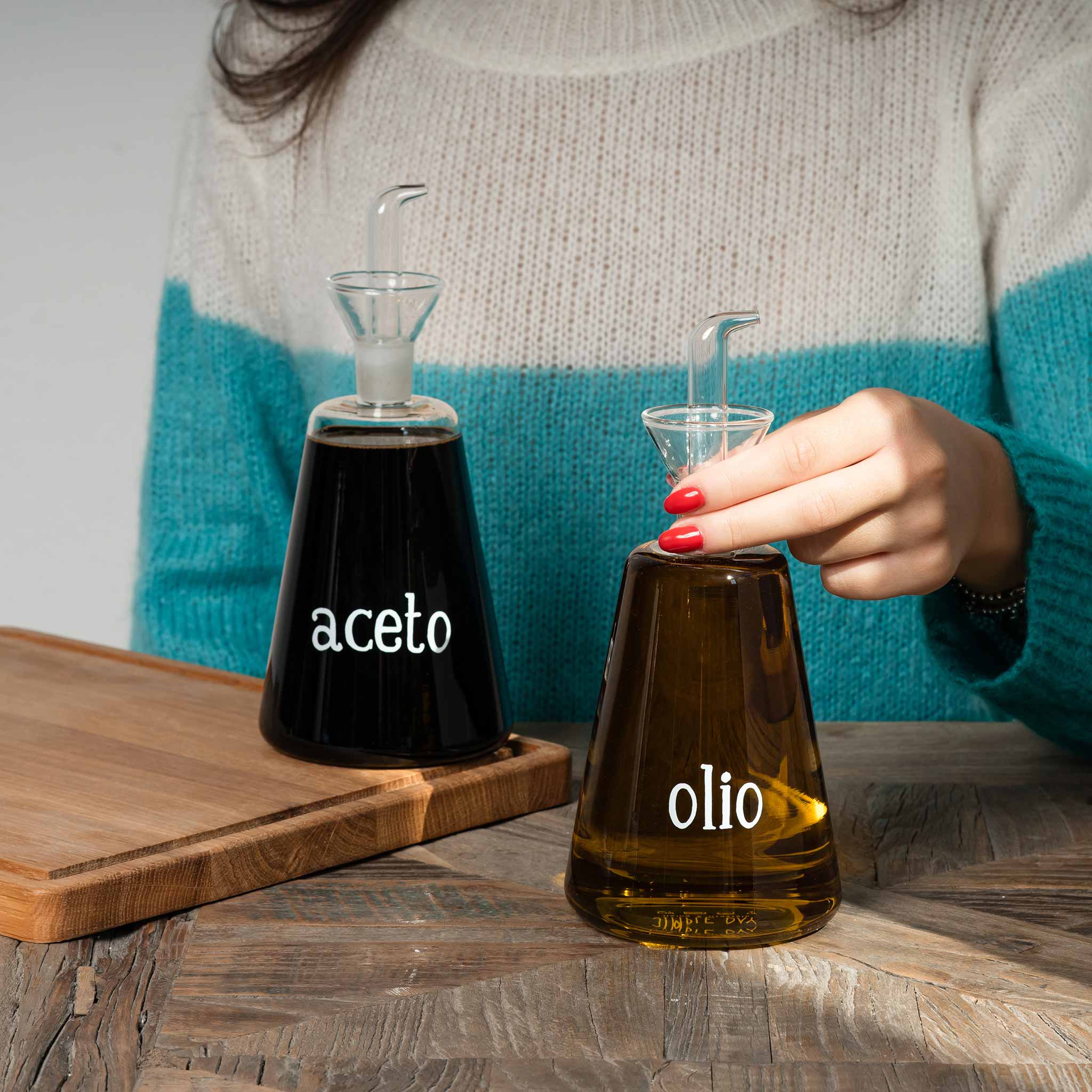 Conical oil cruet 500 ml Oil