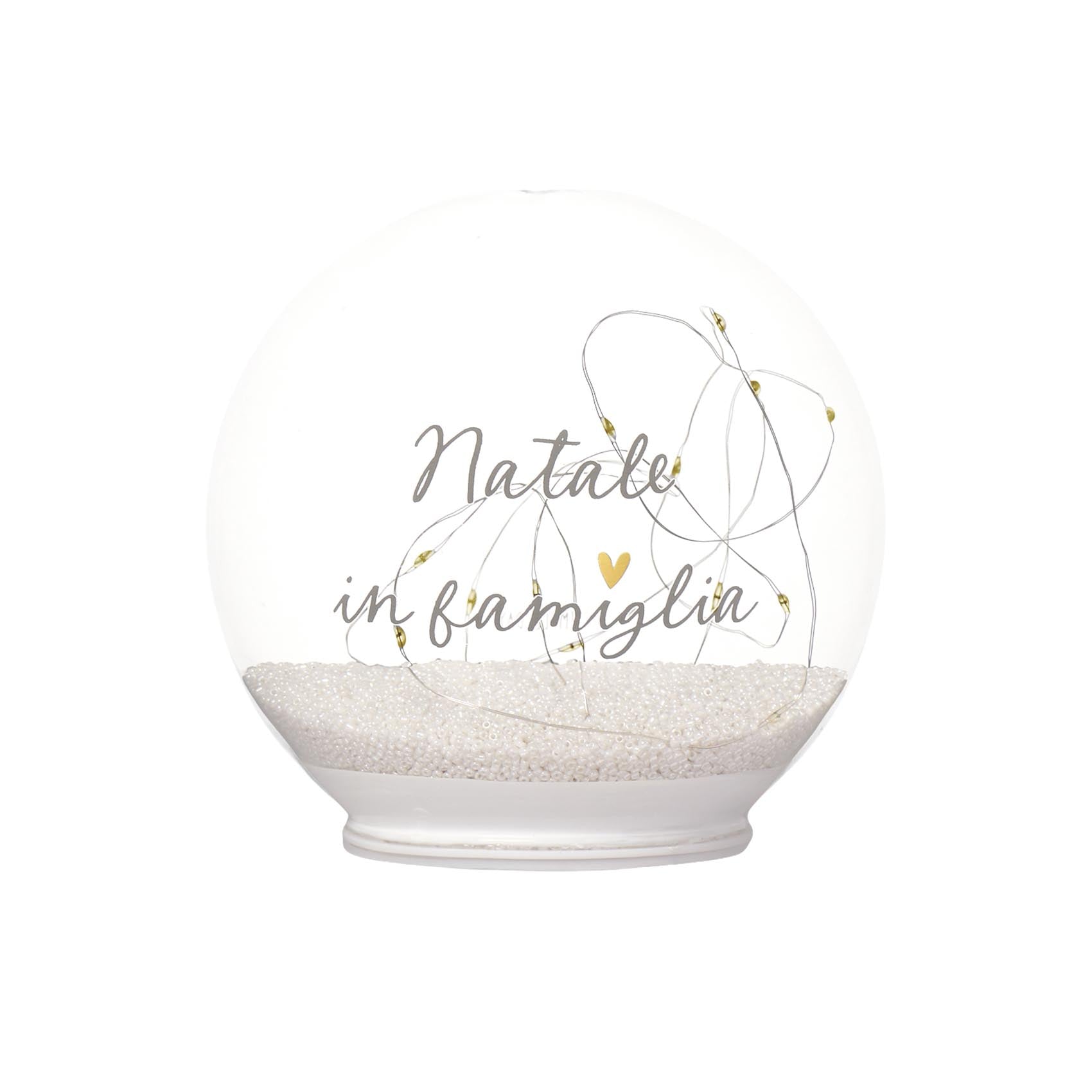 BOULE LED 15 CM « NOËL EN FAMILLE »