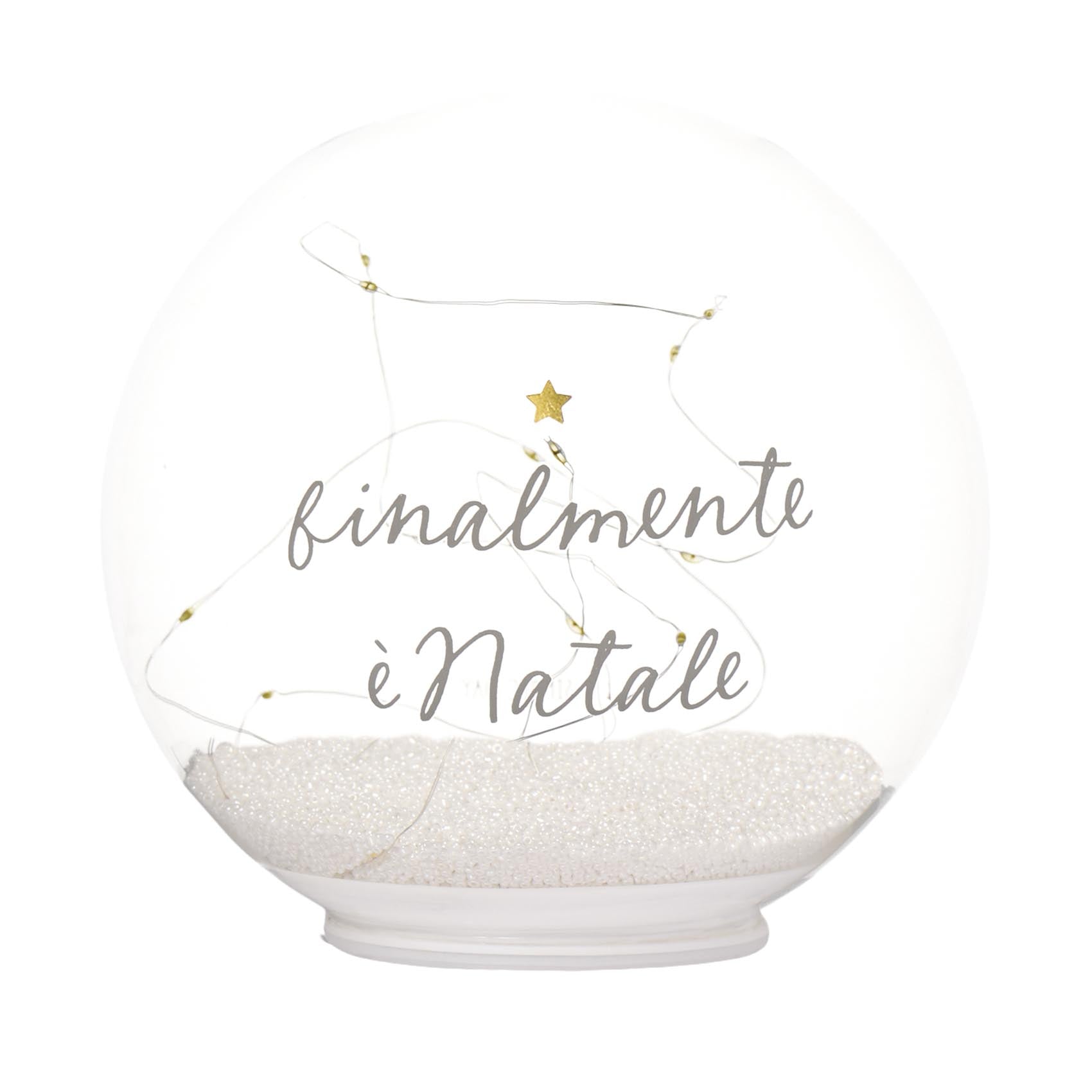 BOLA LED DE 18 CM: POR FIN ES NAVIDAD