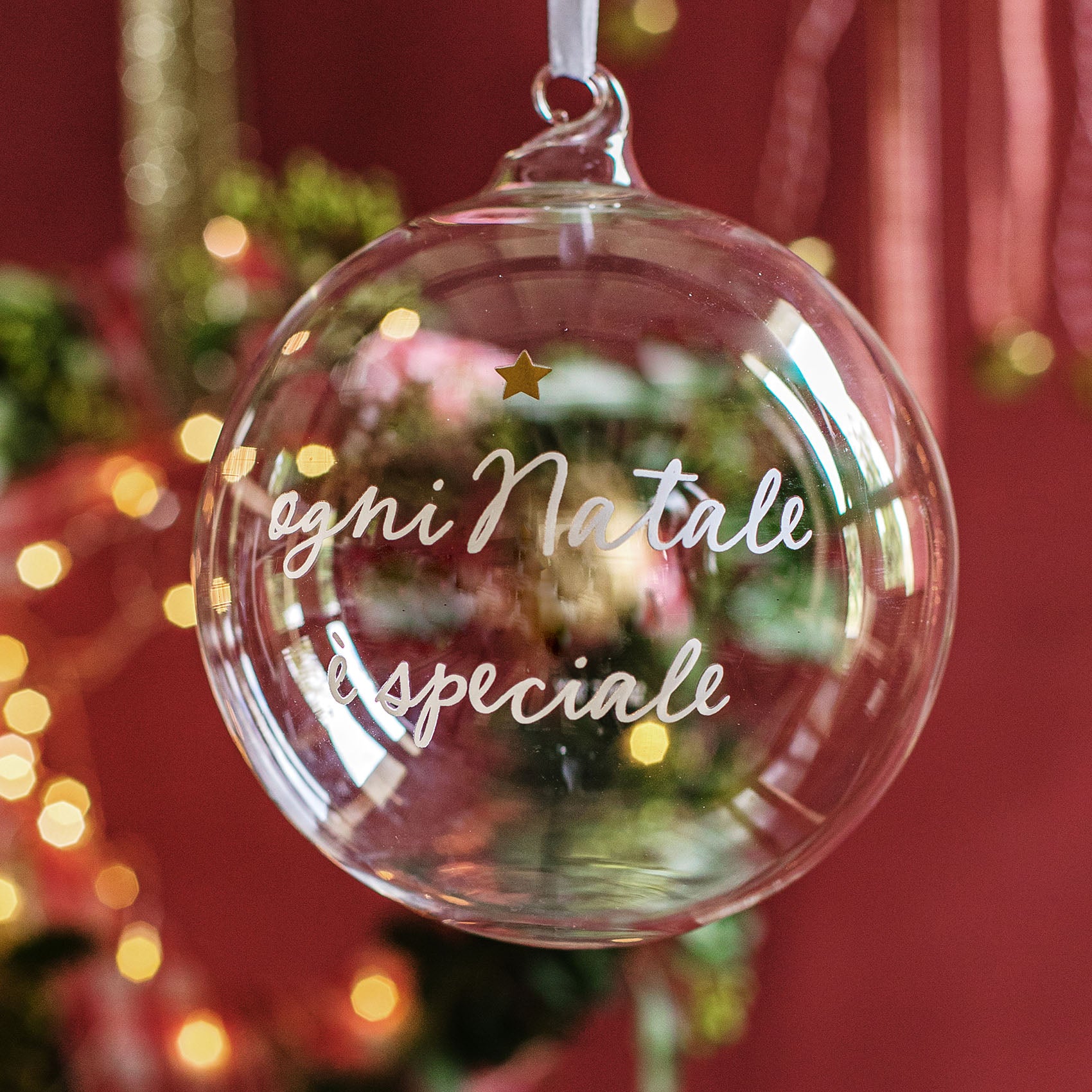 BOULE DE 12 CM : CHAQUE NOËL EST UNIQUE