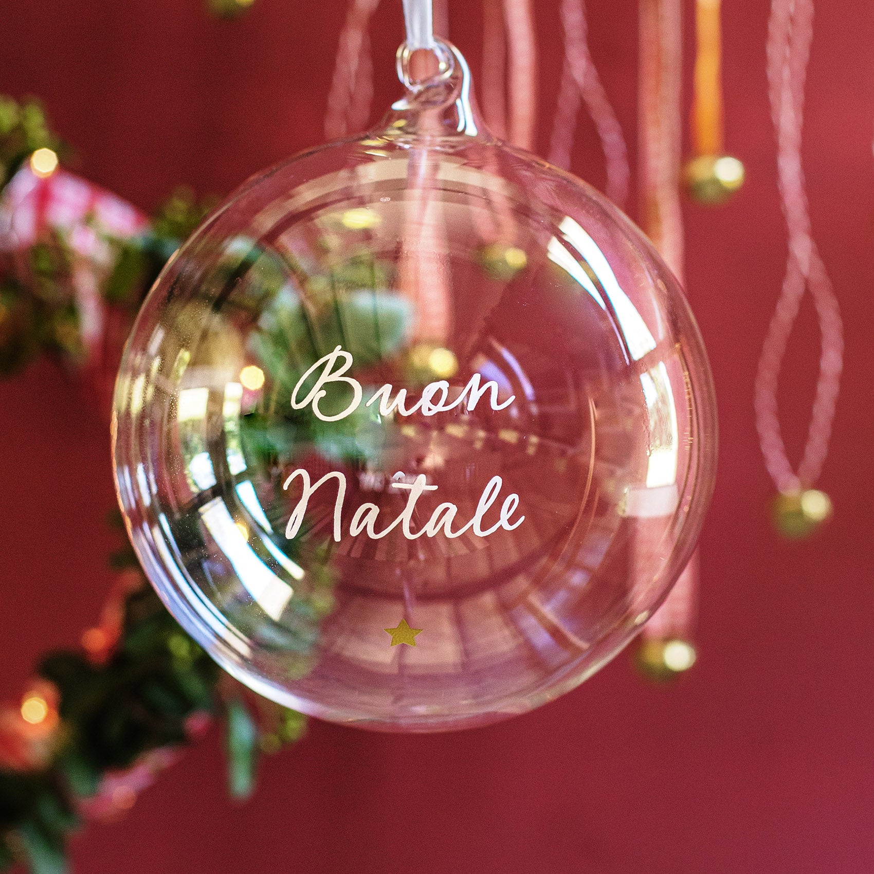 BOLITA DE 15 CM: FELIZ NAVIDAD
