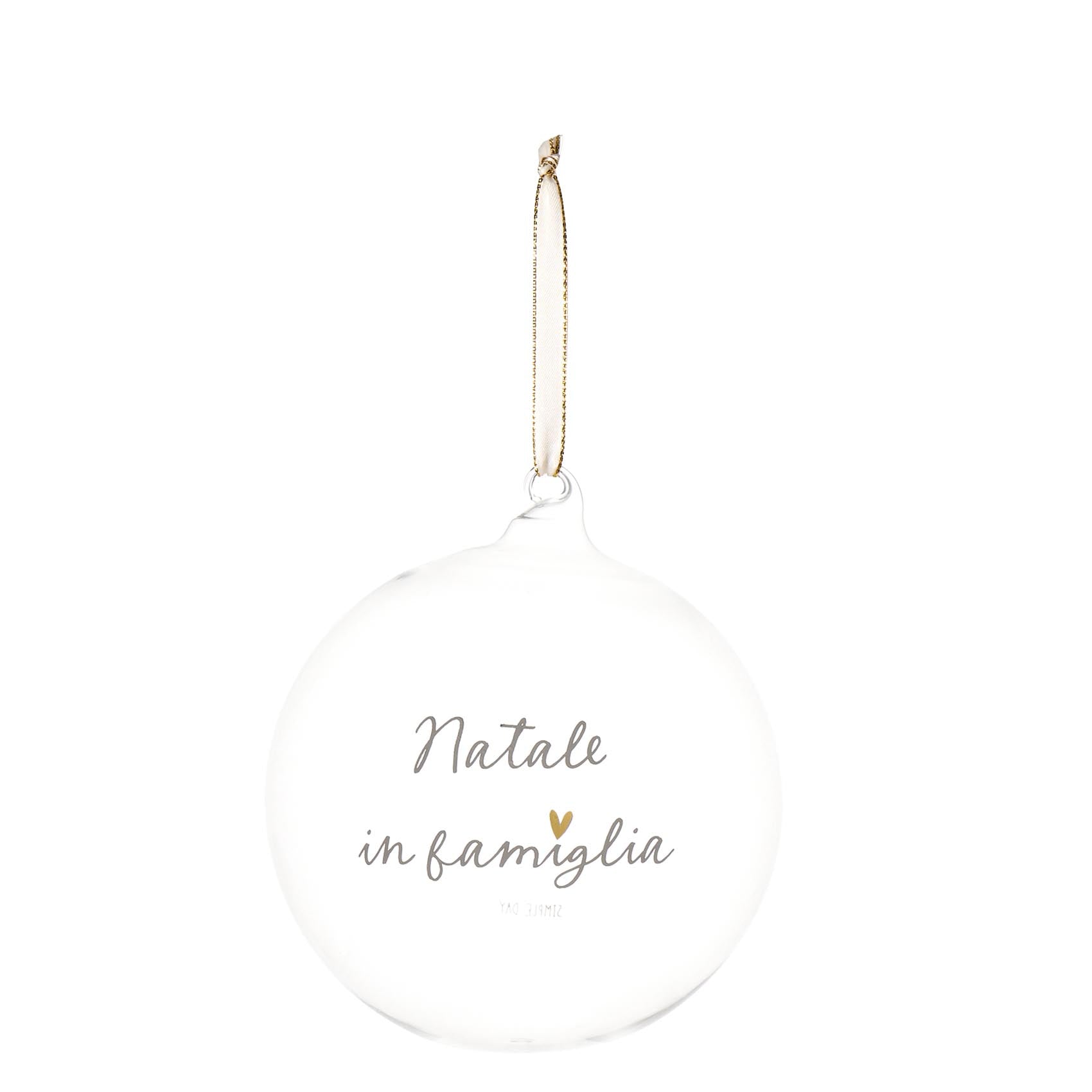BOULE DE 15 CM « NOËL EN FAMILLE »