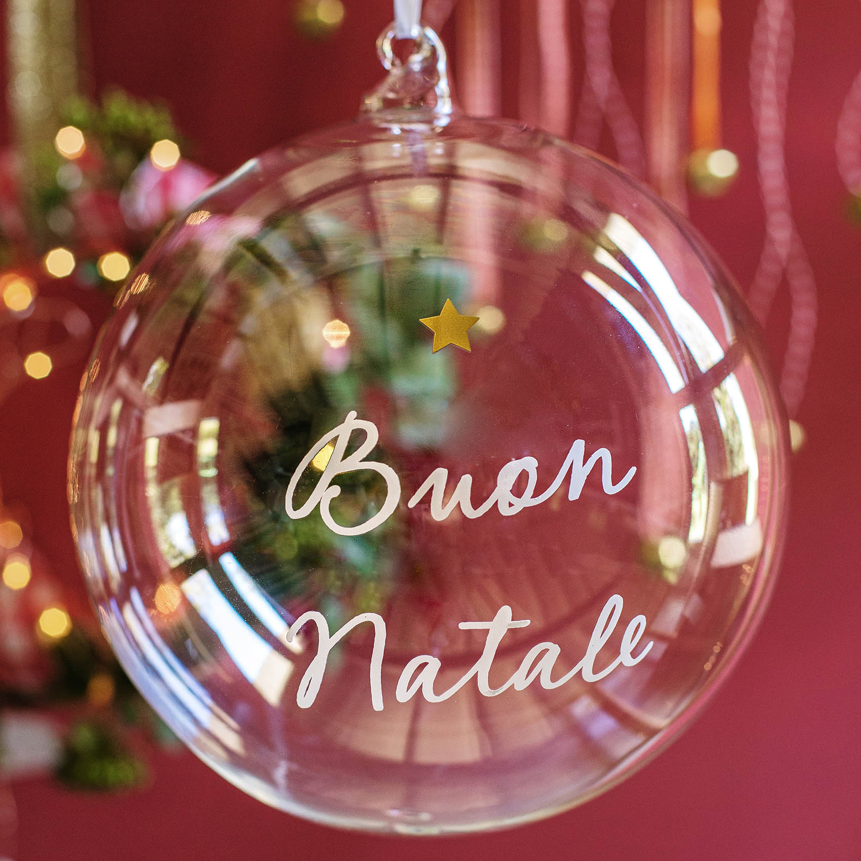 BOLITA DE 20 CM: FELIZ NAVIDAD