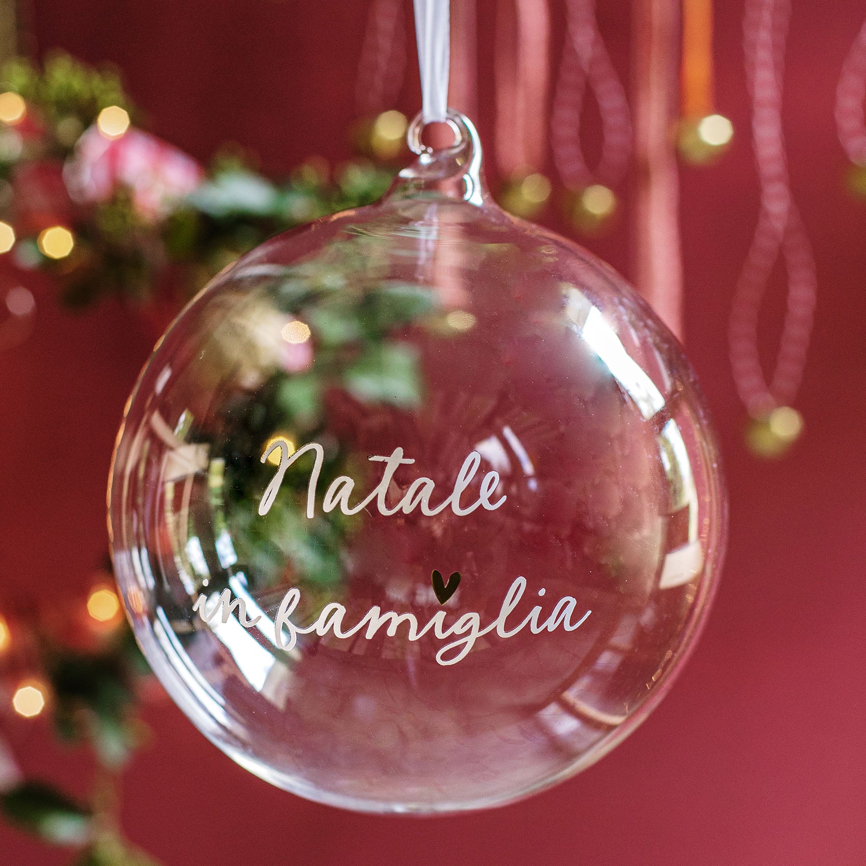 BOLITA DE 20 CM: NAVIDAD EN FAMILIA