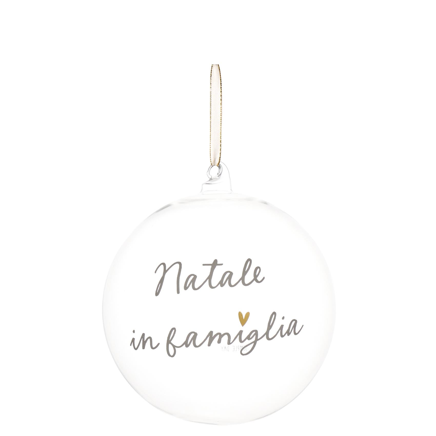 BOLITA DE 20 CM: NAVIDAD EN FAMILIA