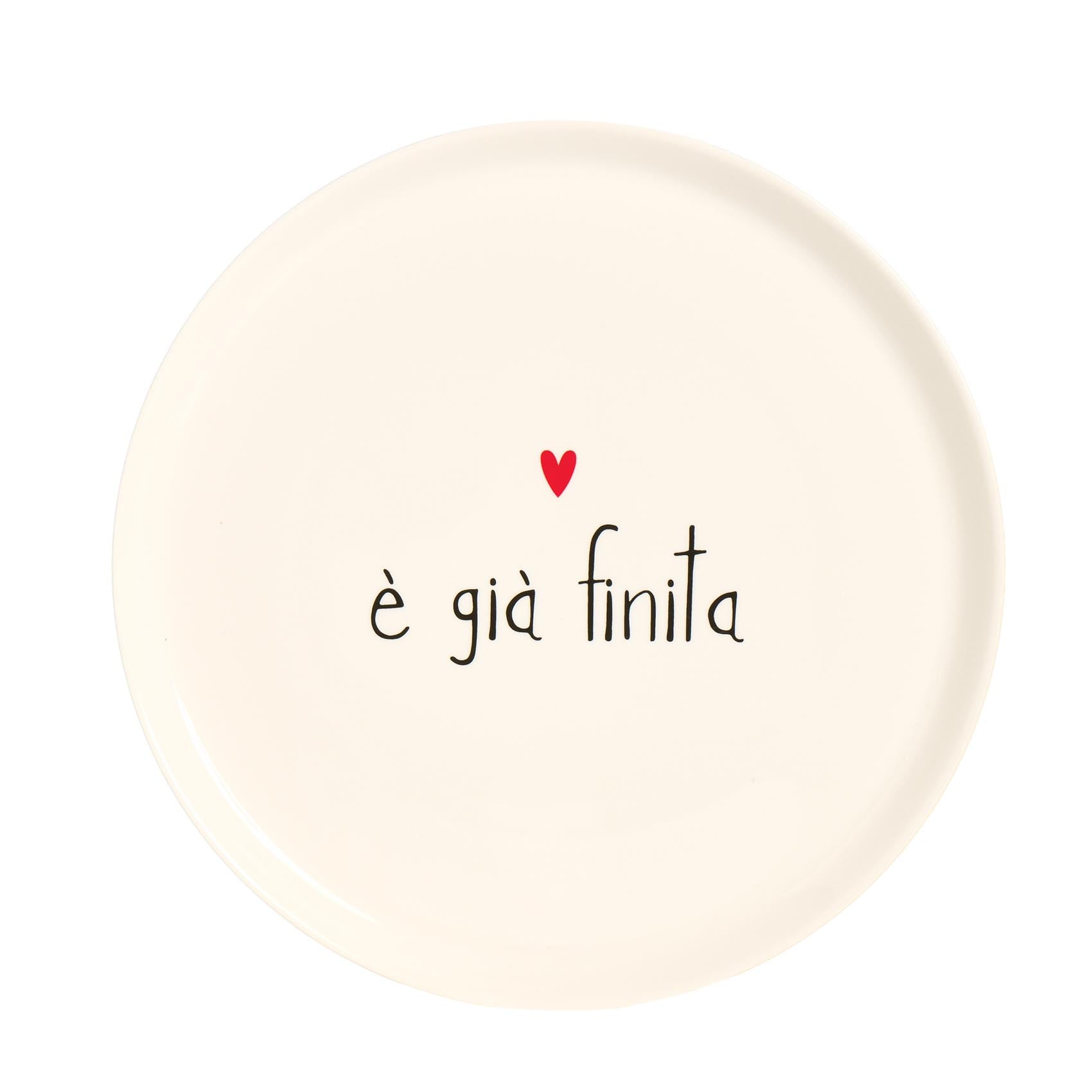 PLATO DE PIZZA: YA SE HA ACABADO