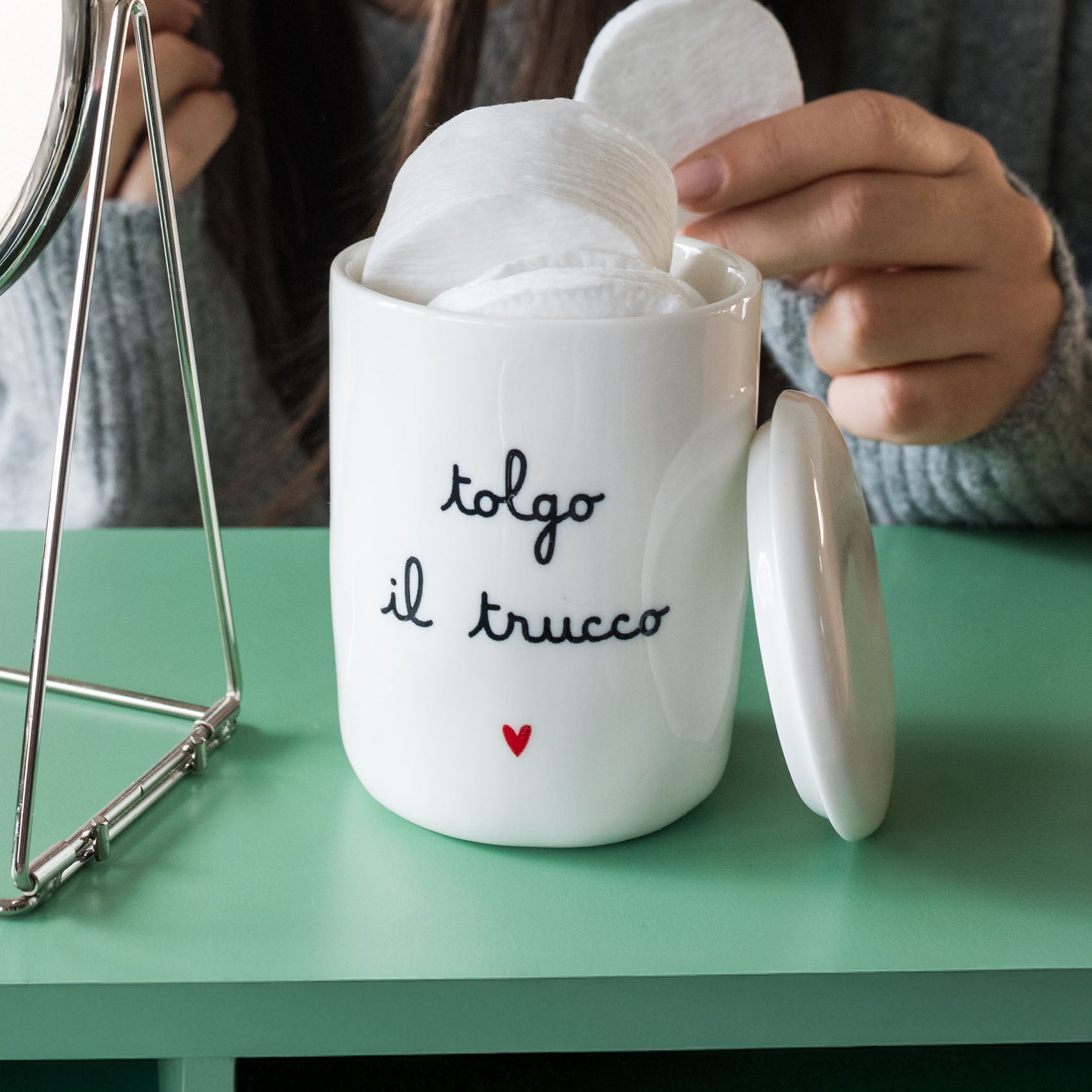 Portacotone Tolgo il trucco