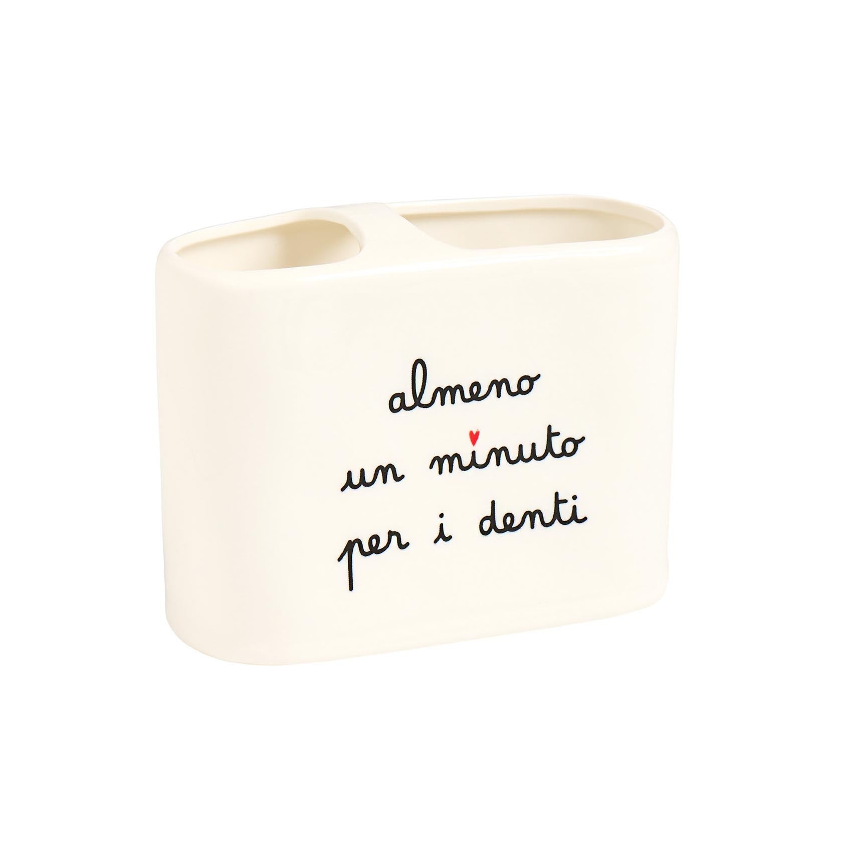 Portaspazzolino XL Almeno un minuto per i denti