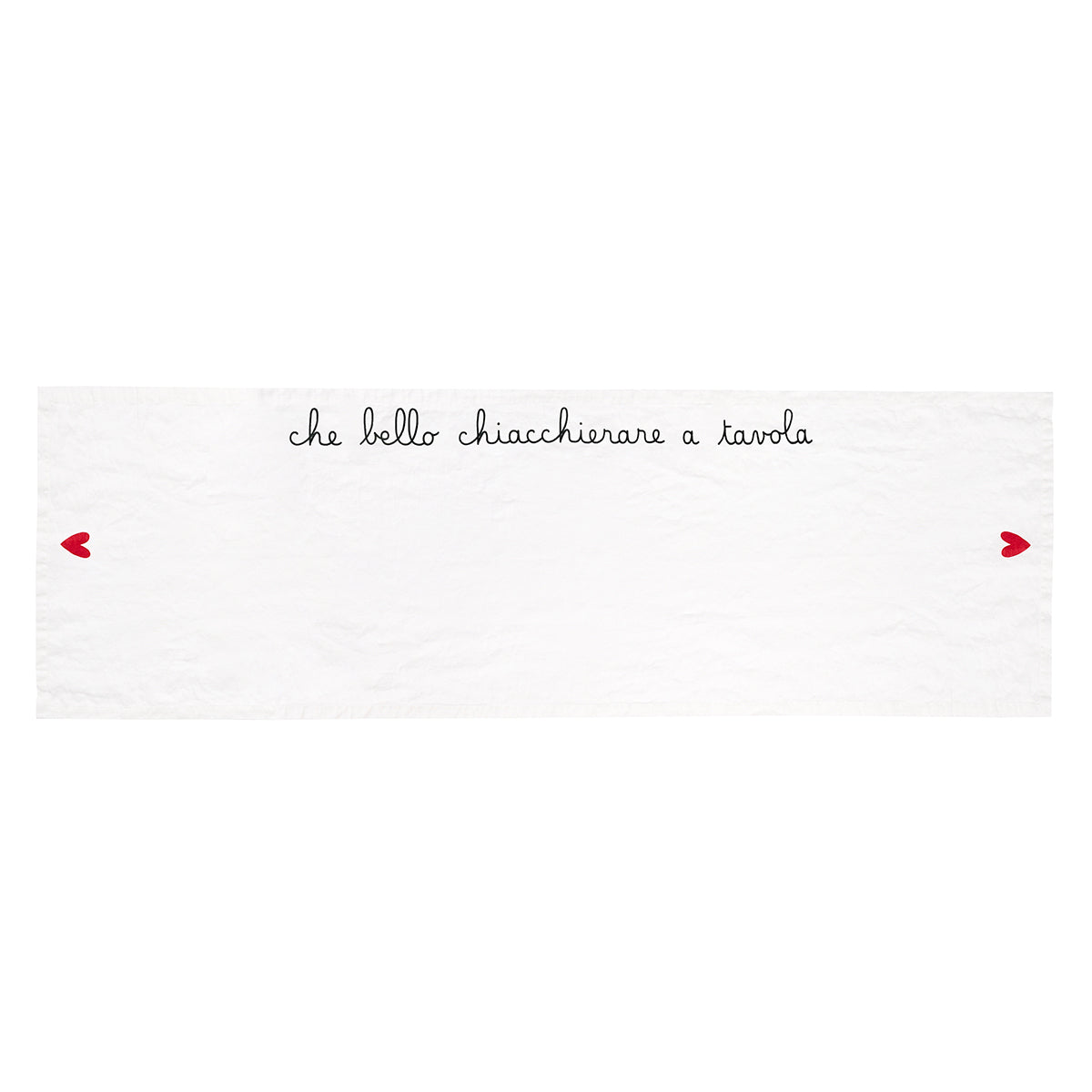 Runner da tavola color panna dallo stile minimal Runner da tavola color panna dallo stile minimal