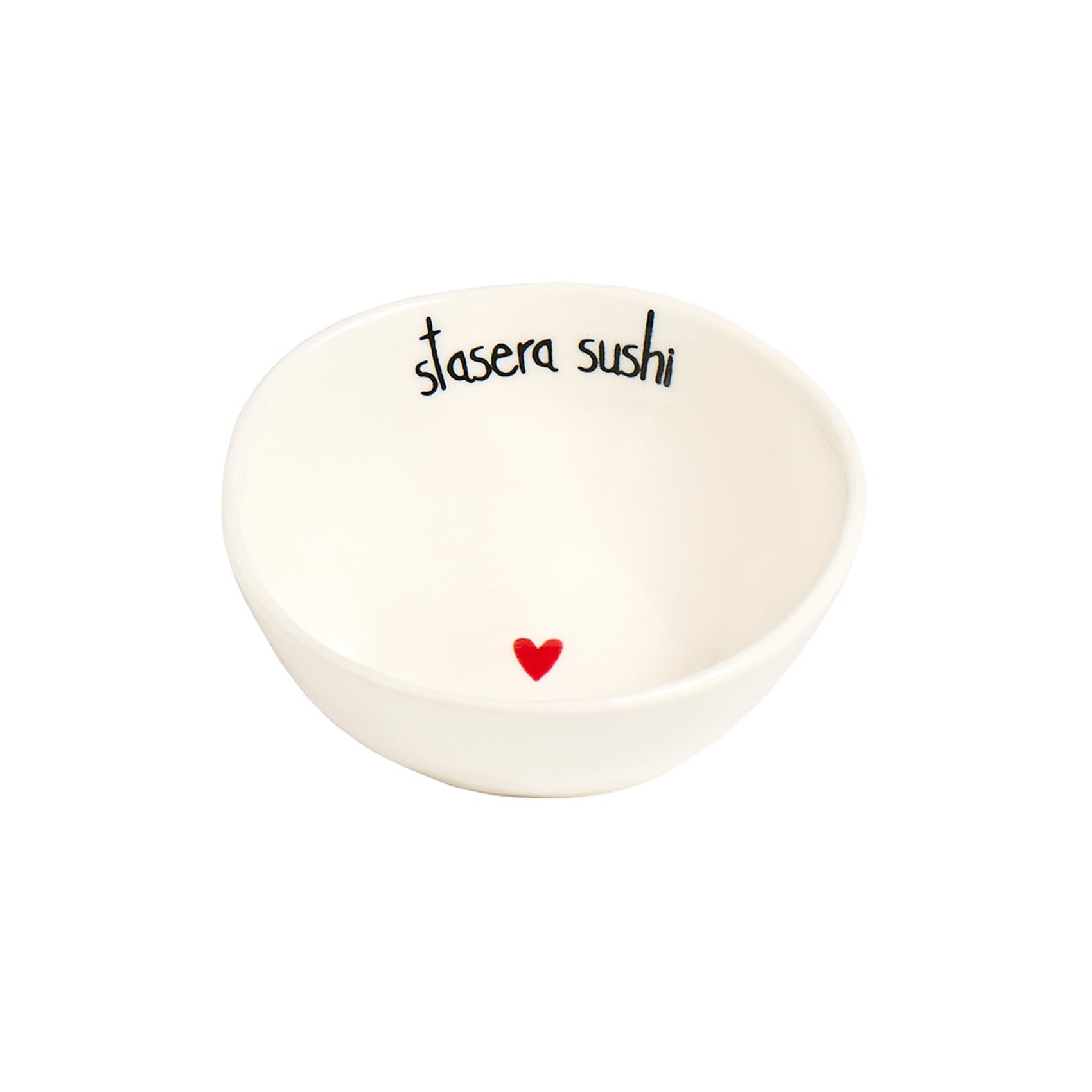 Set 4 Coppette in gres Stasera sushi