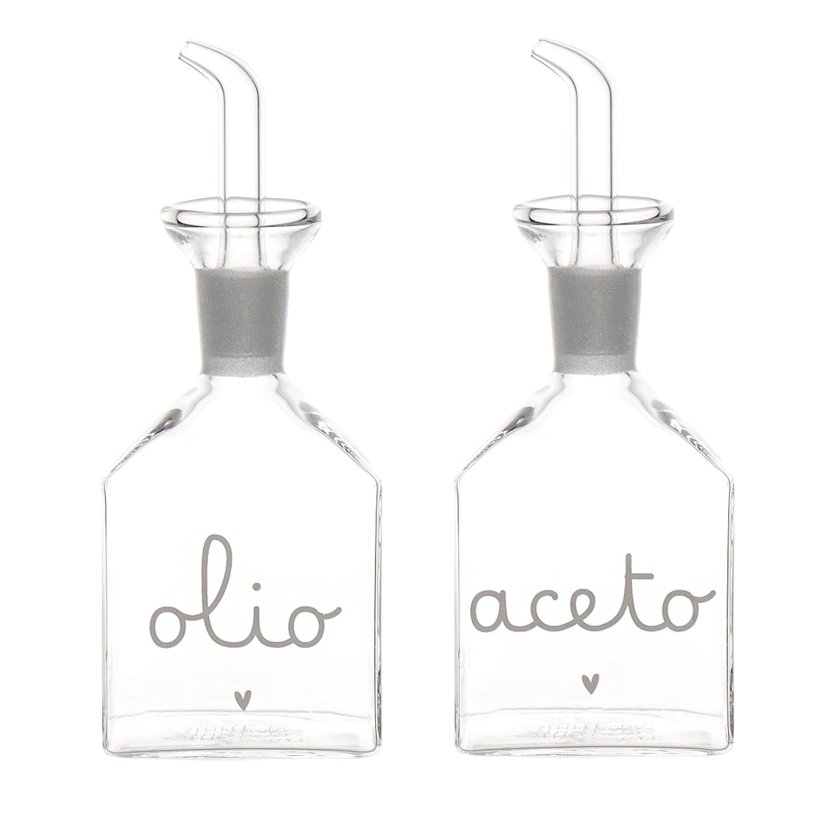 Set 2 Bottiglie Aceto - Olio 2x150m