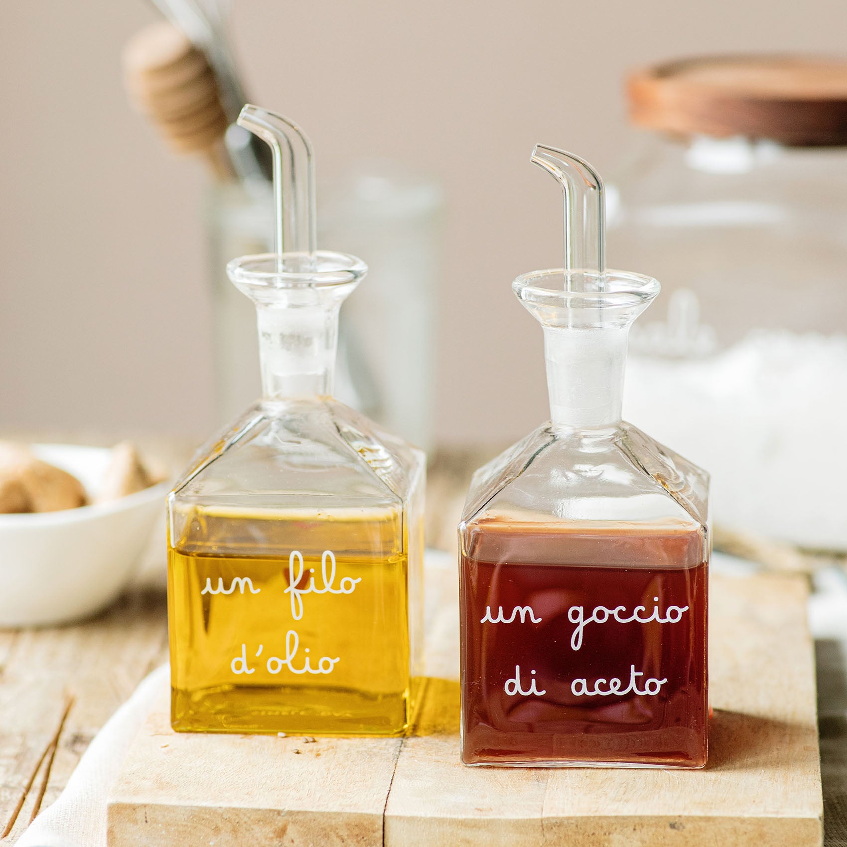 Set 2 Bottiglie Un goccio di aceto - Un filo d'olio 2x150ml