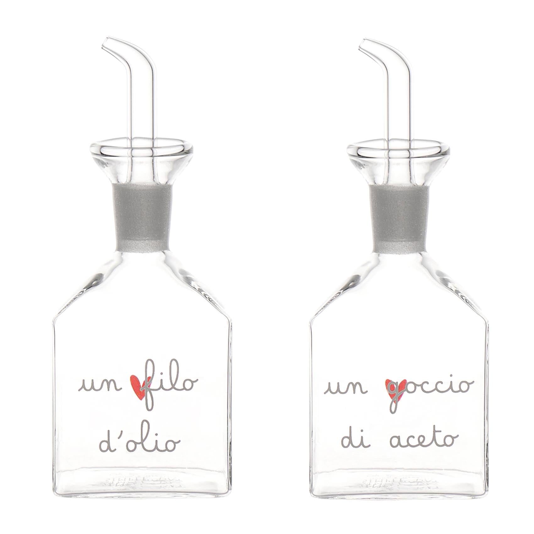 Set 2 Bottiglie Un goccio di aceto - Un filo d'olio 2x150ml