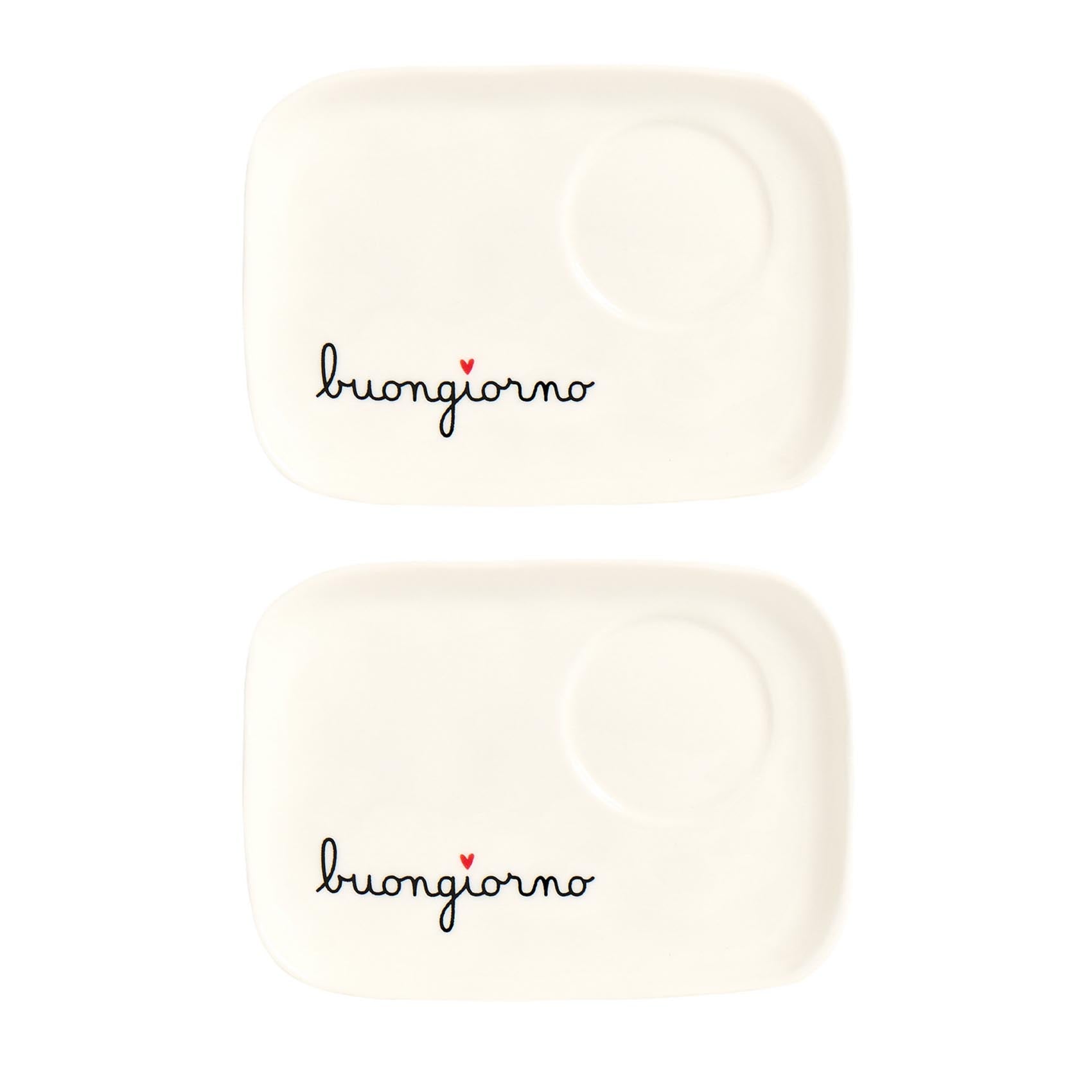 SET 2 PLATES FOR TZ. ESP. GOODBYE