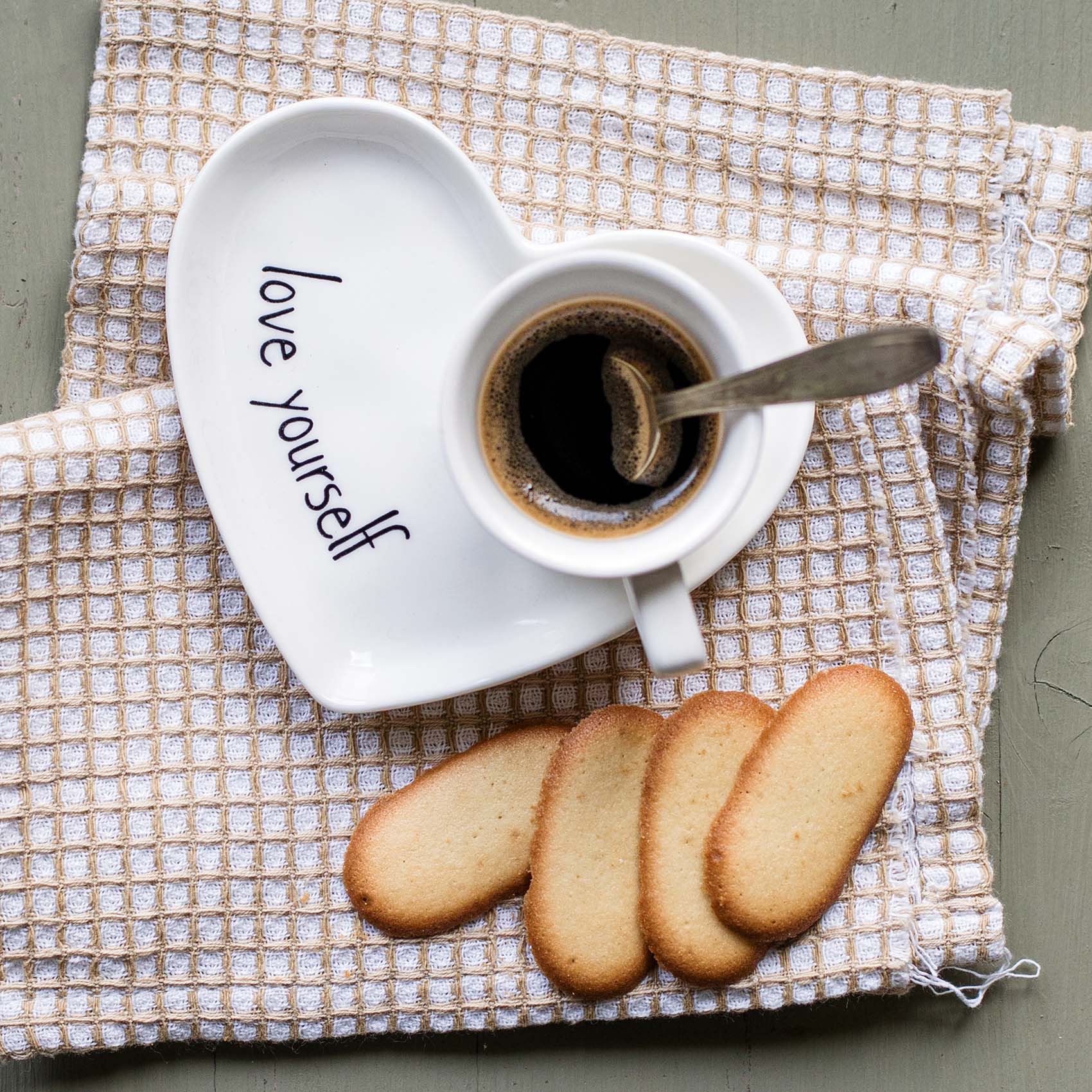 SET 2 PLAQUES TZ. ESP. C. AIME-TOI TOI-MÊME