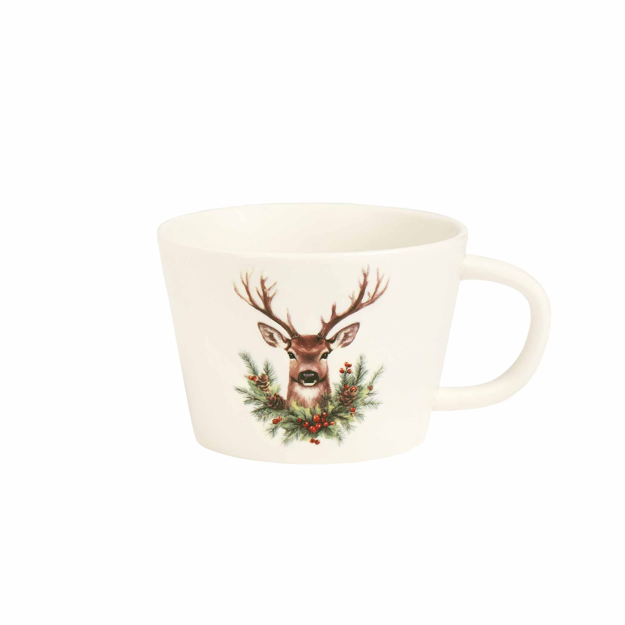 WEIHNACHTSHIRSCH FRÜHSTÜCKSBECHER