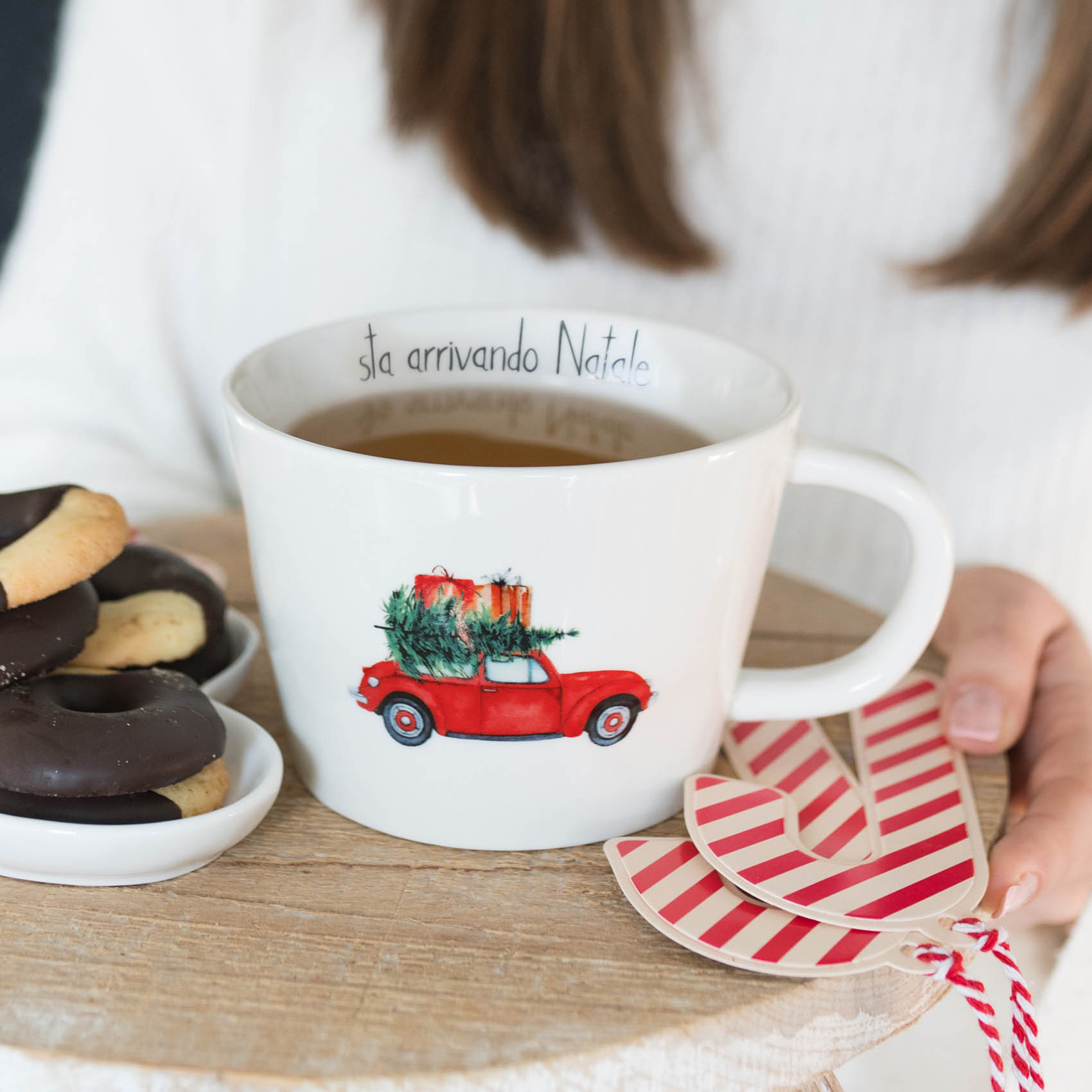 TAZAS DE DESAYUNO SE ACERCA LA NAVIDAD