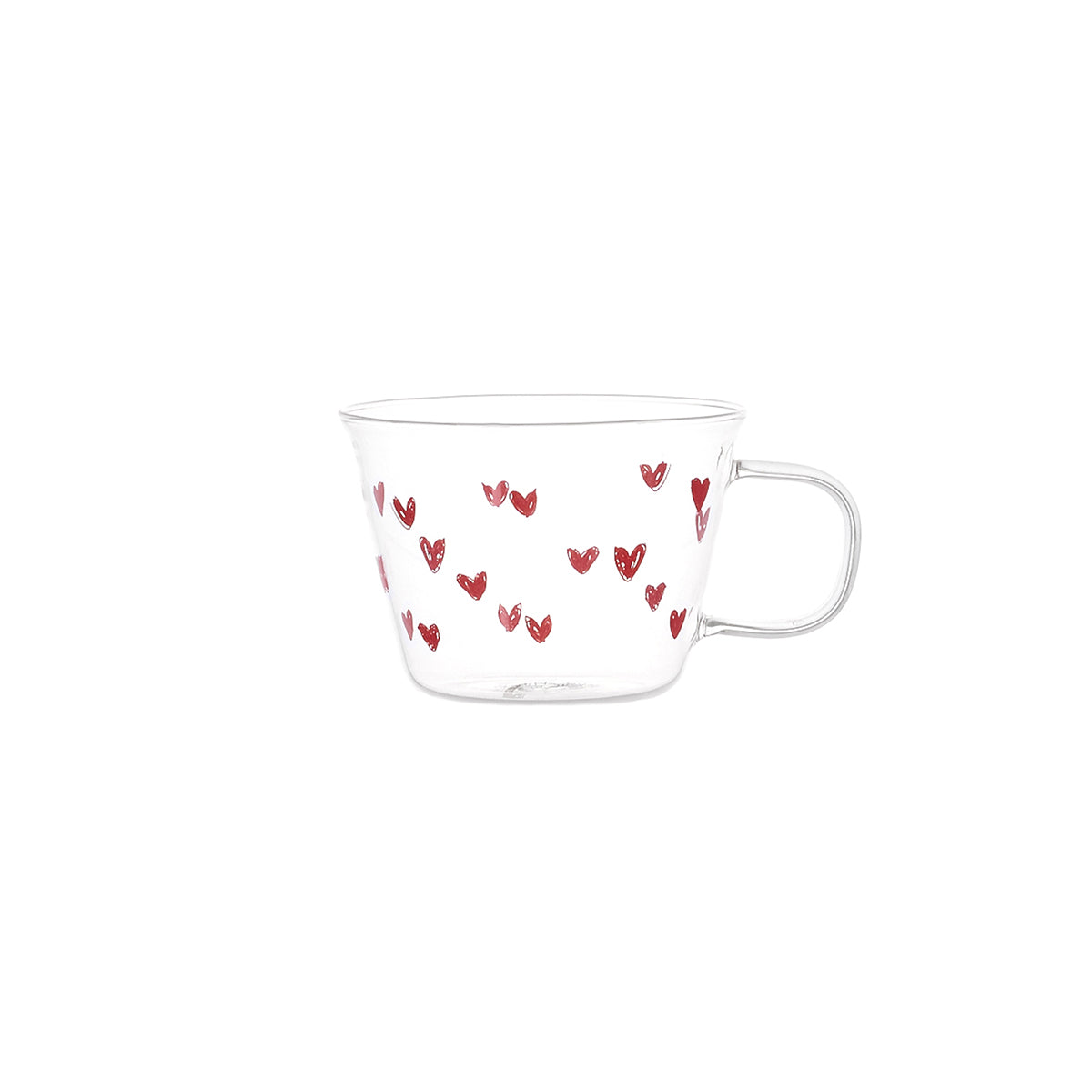 Set de 2 tasses à thé ou à cappuccino Tapisserie d'ameublement Hearts